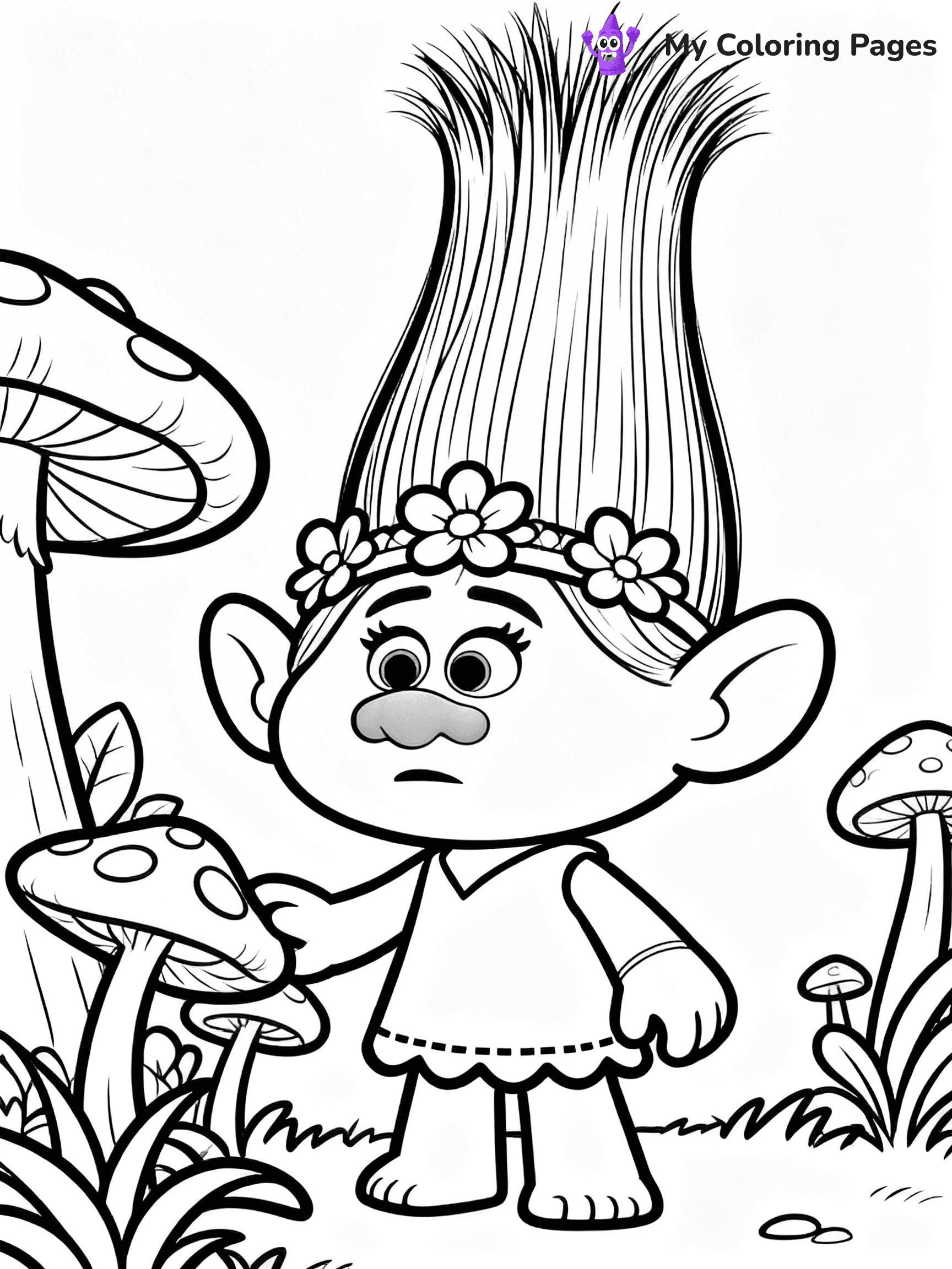 Trolls Band Together Coloring Pages - 21