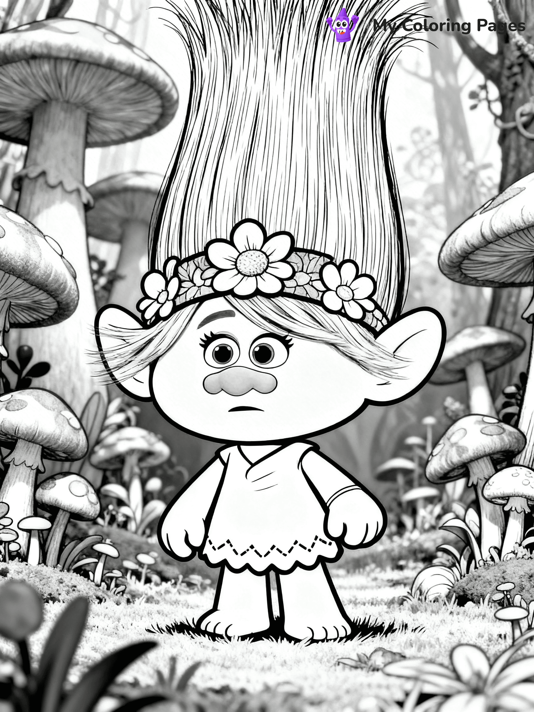Trolls Band Together Coloring Pages - 20