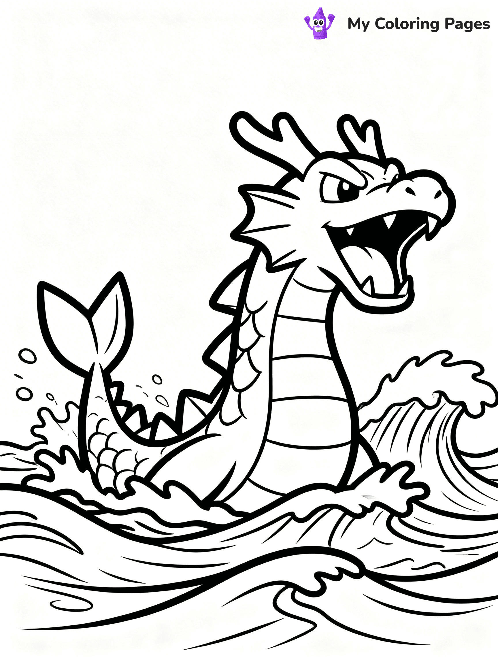 Gyarados Coloring Pages - 26