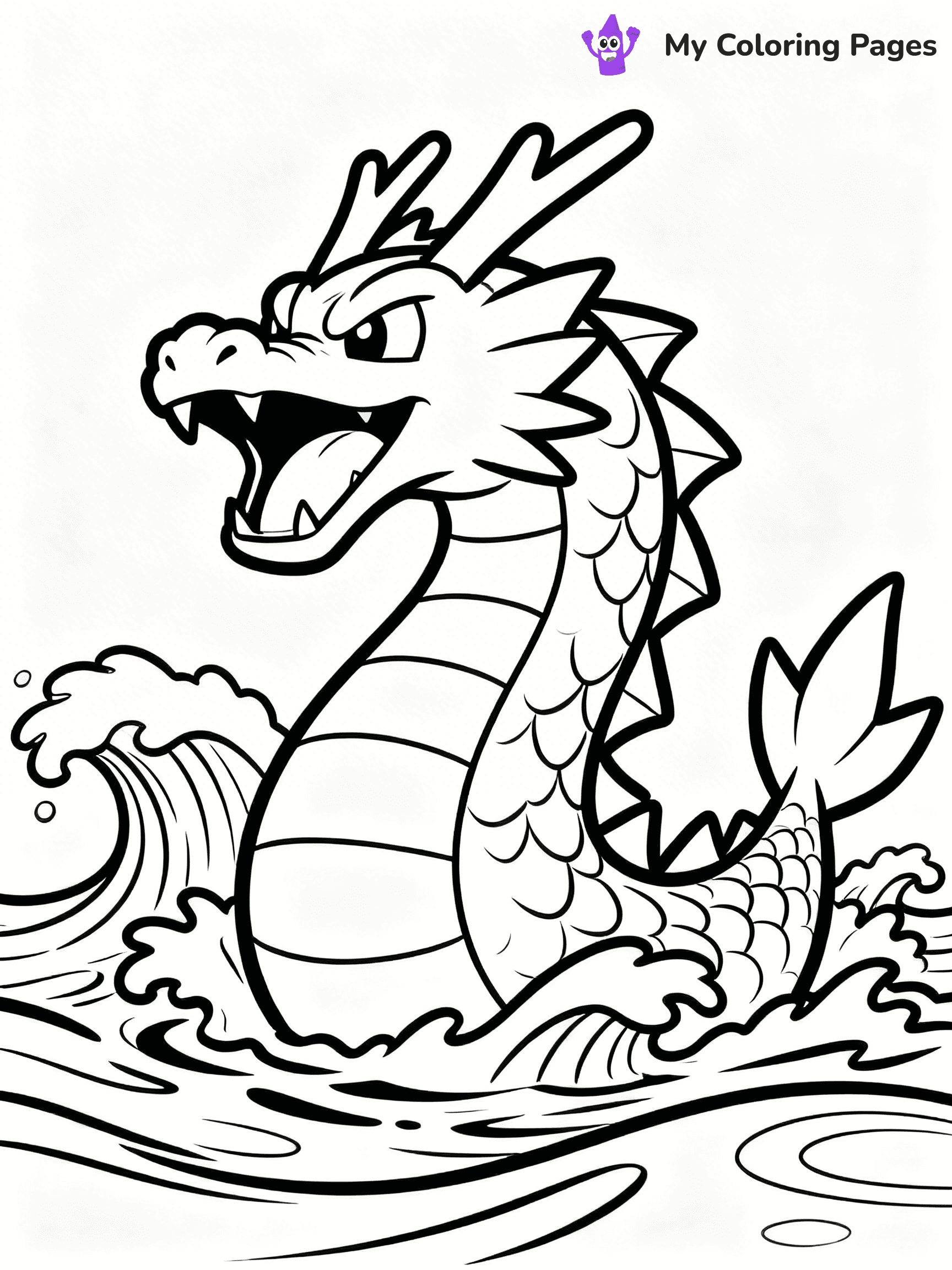 Gyarados Coloring Pages - 24