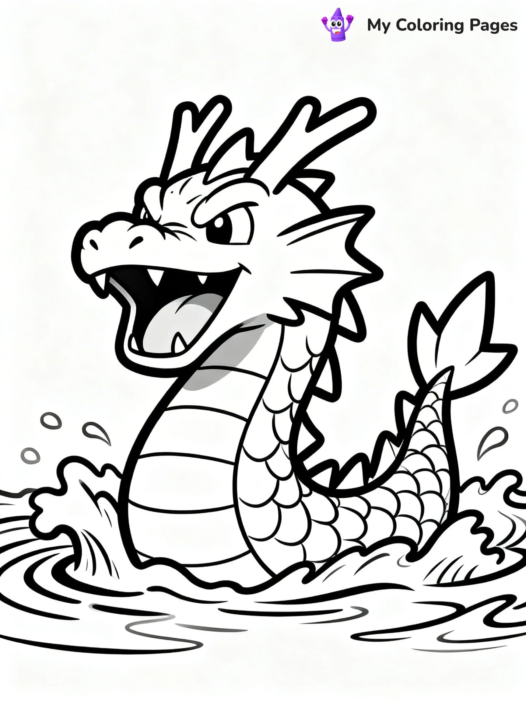 Gyarados Coloring Pages - 22