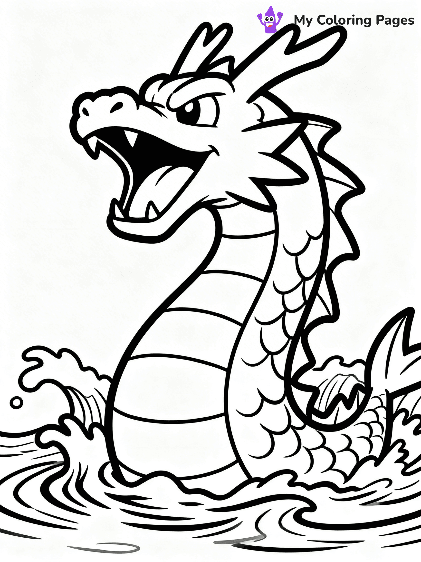 Gyarados Coloring Pages - 19