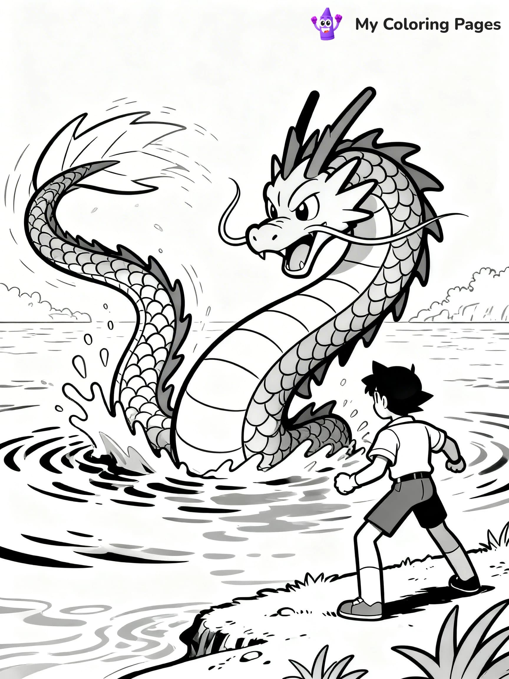 Gyarados Coloring Pages - 16