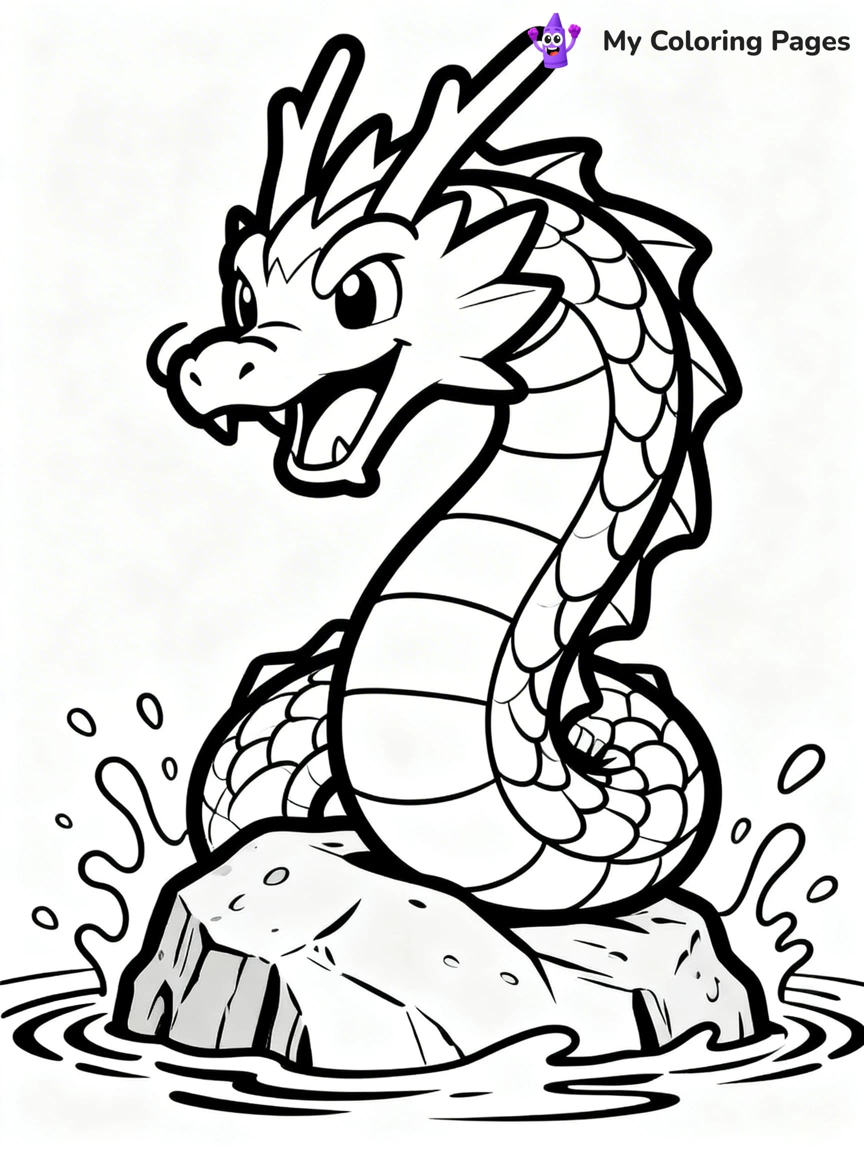 Gyarados Coloring Pages - 9