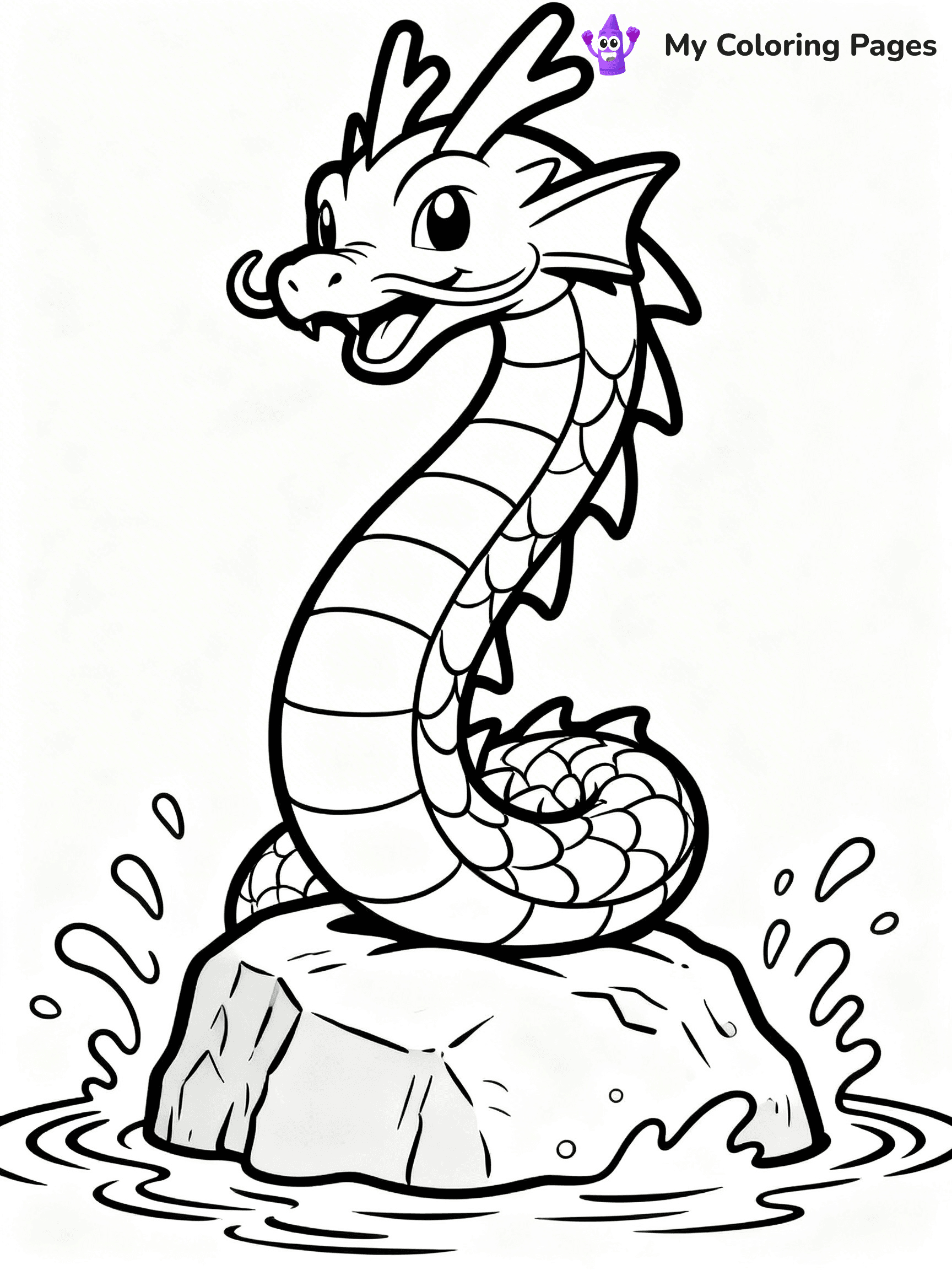 Gyarados Coloring Pages - 7