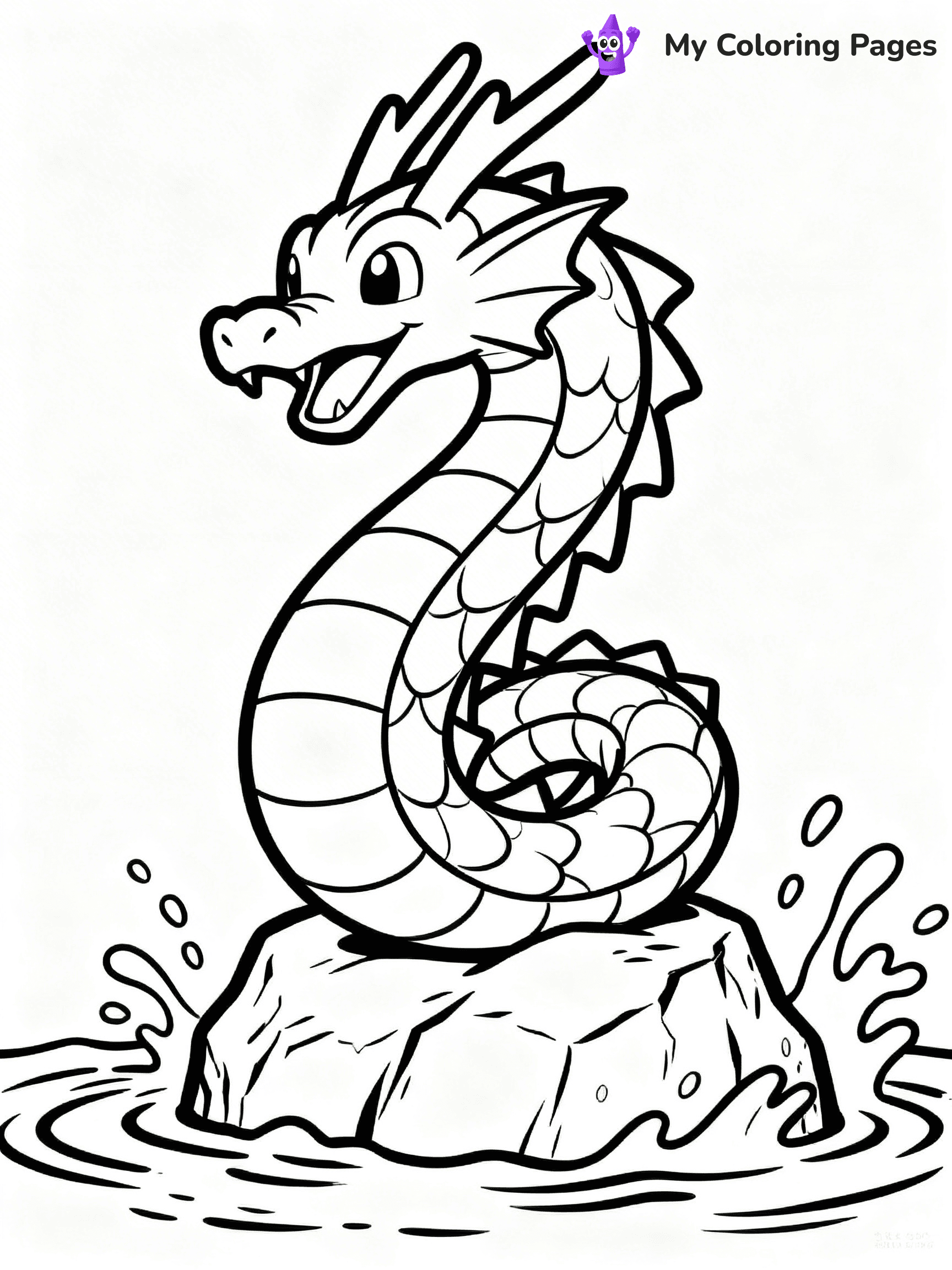 Gyarados Coloring Pages - 5