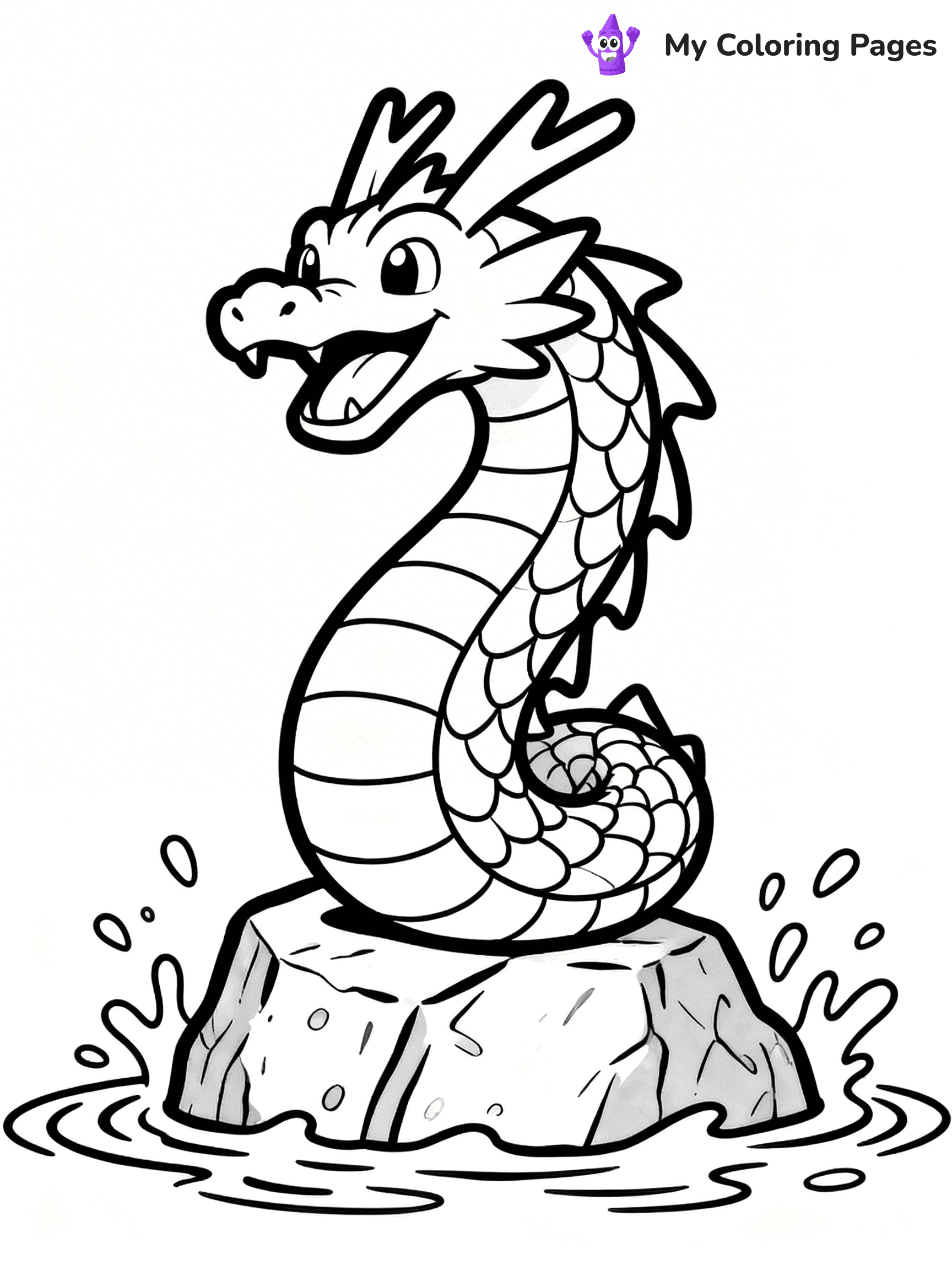 Gyarados Coloring Pages - 4