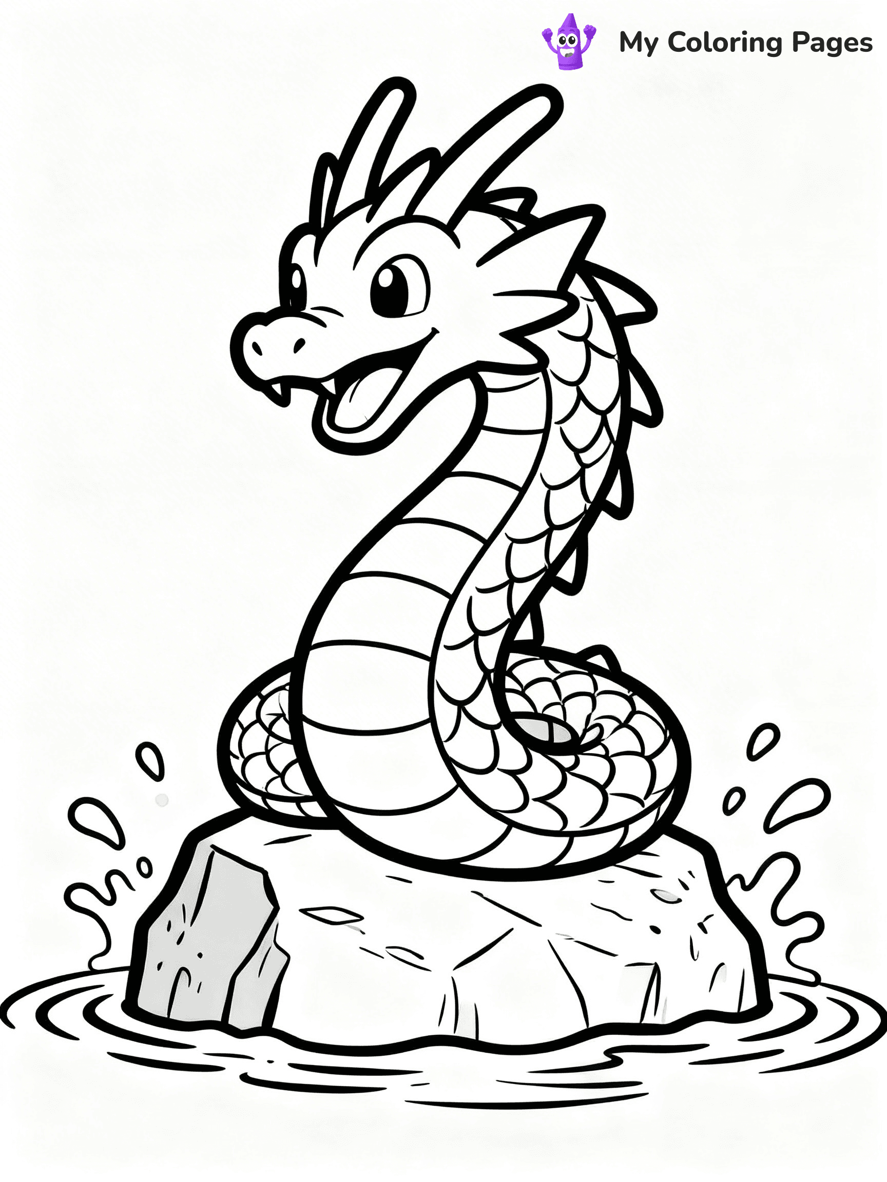 Gyarados Coloring Pages - 3