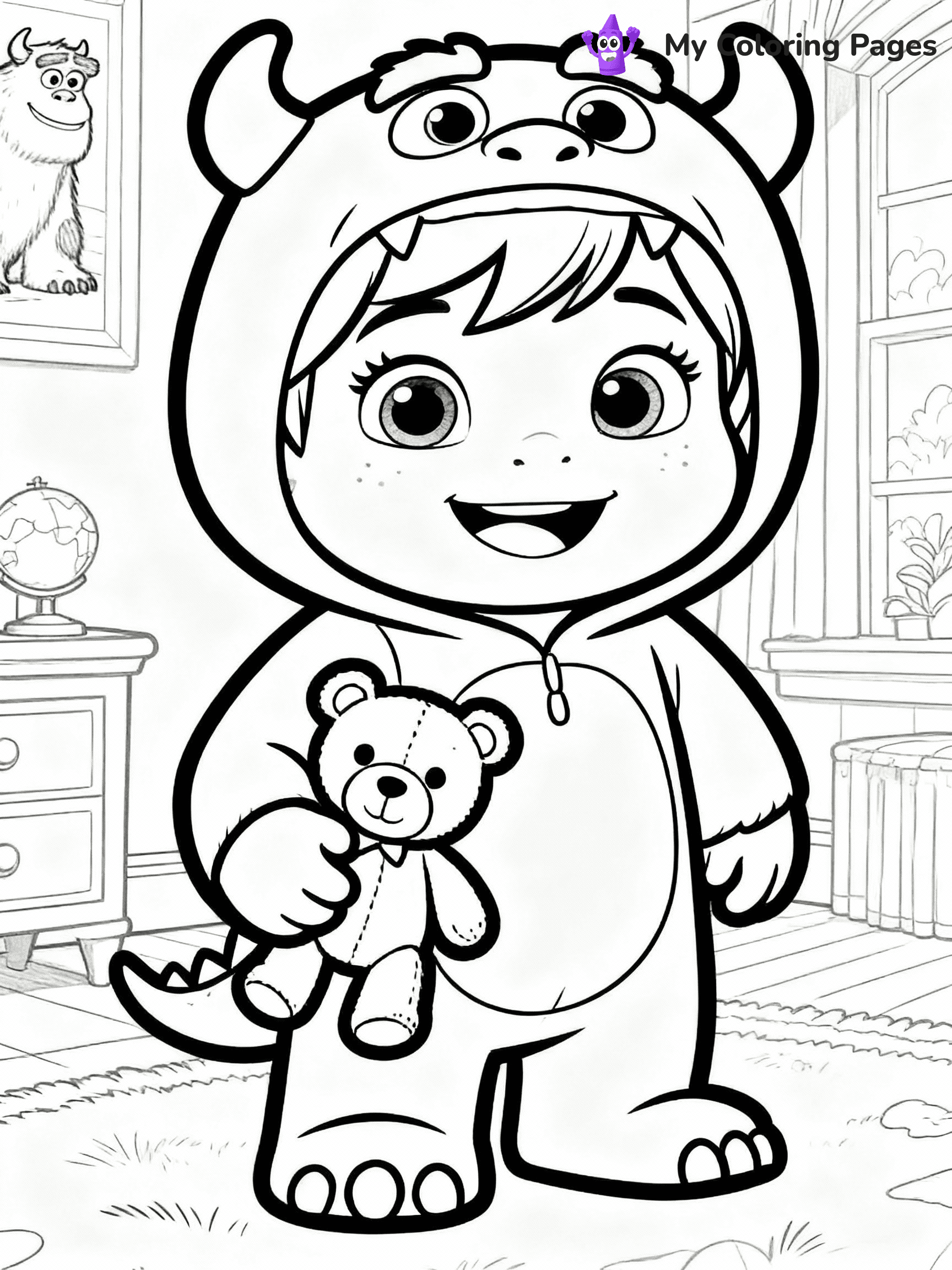 Monsters Inc Coloring Pages - 41