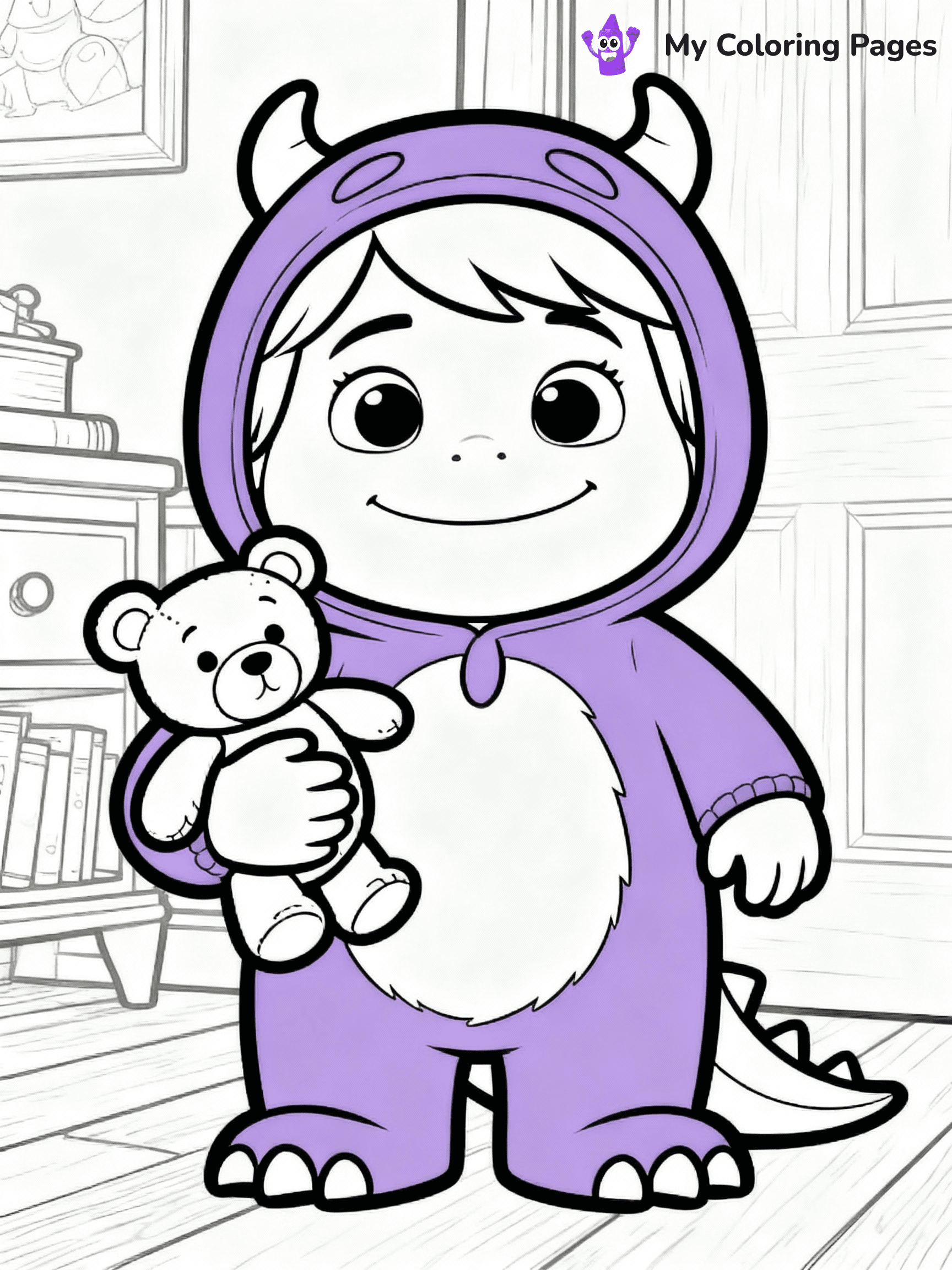 Monsters Inc Coloring Pages - 36