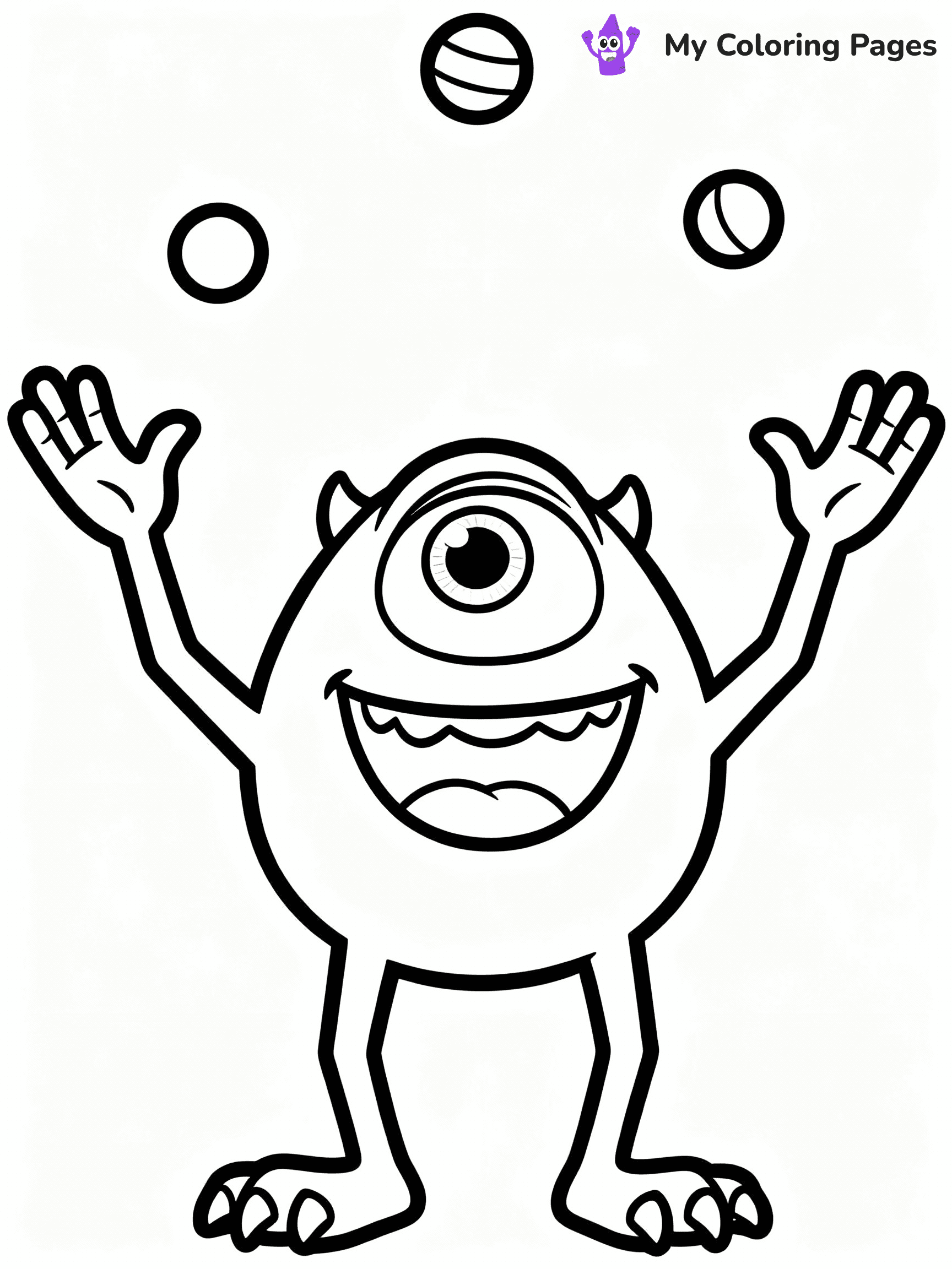 Monsters Inc Coloring Pages - 34