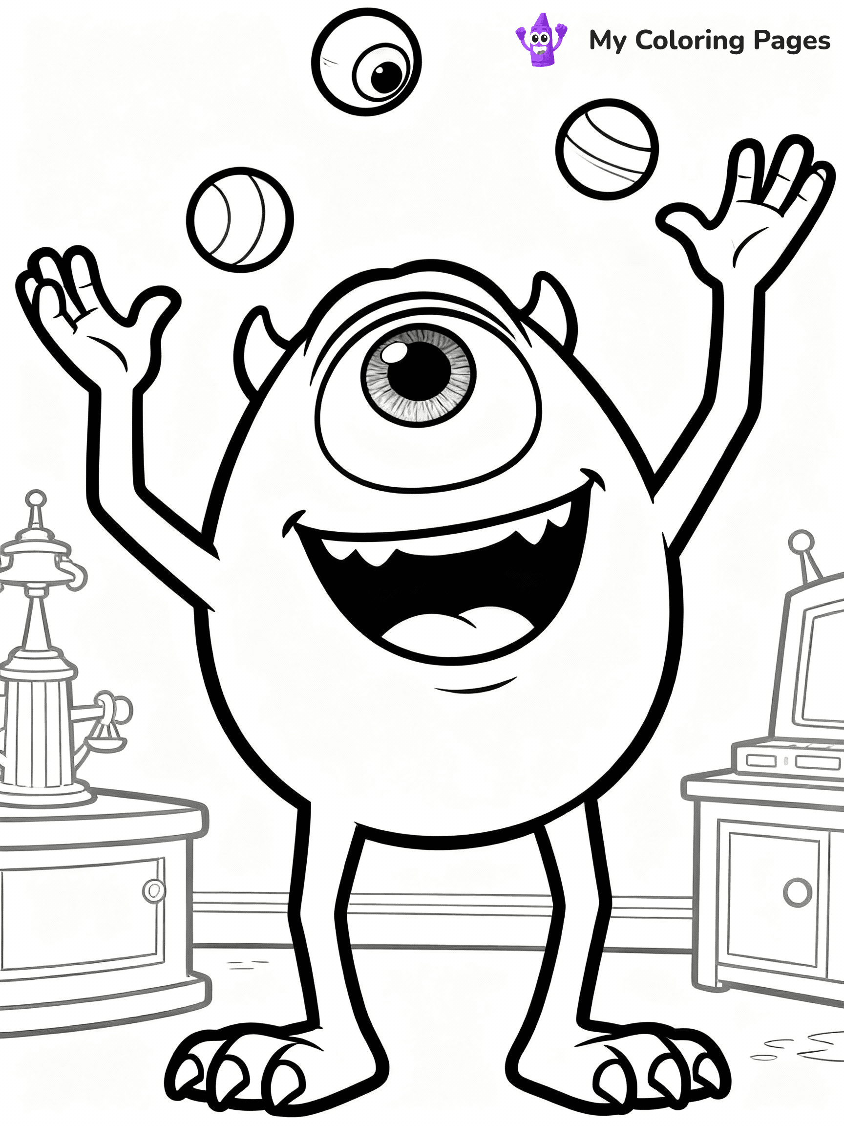 Monsters Inc Coloring Pages - 31