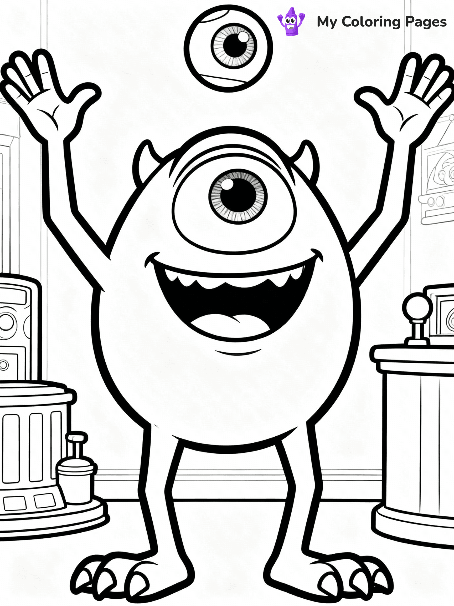 Monsters Inc Coloring Pages - 30
