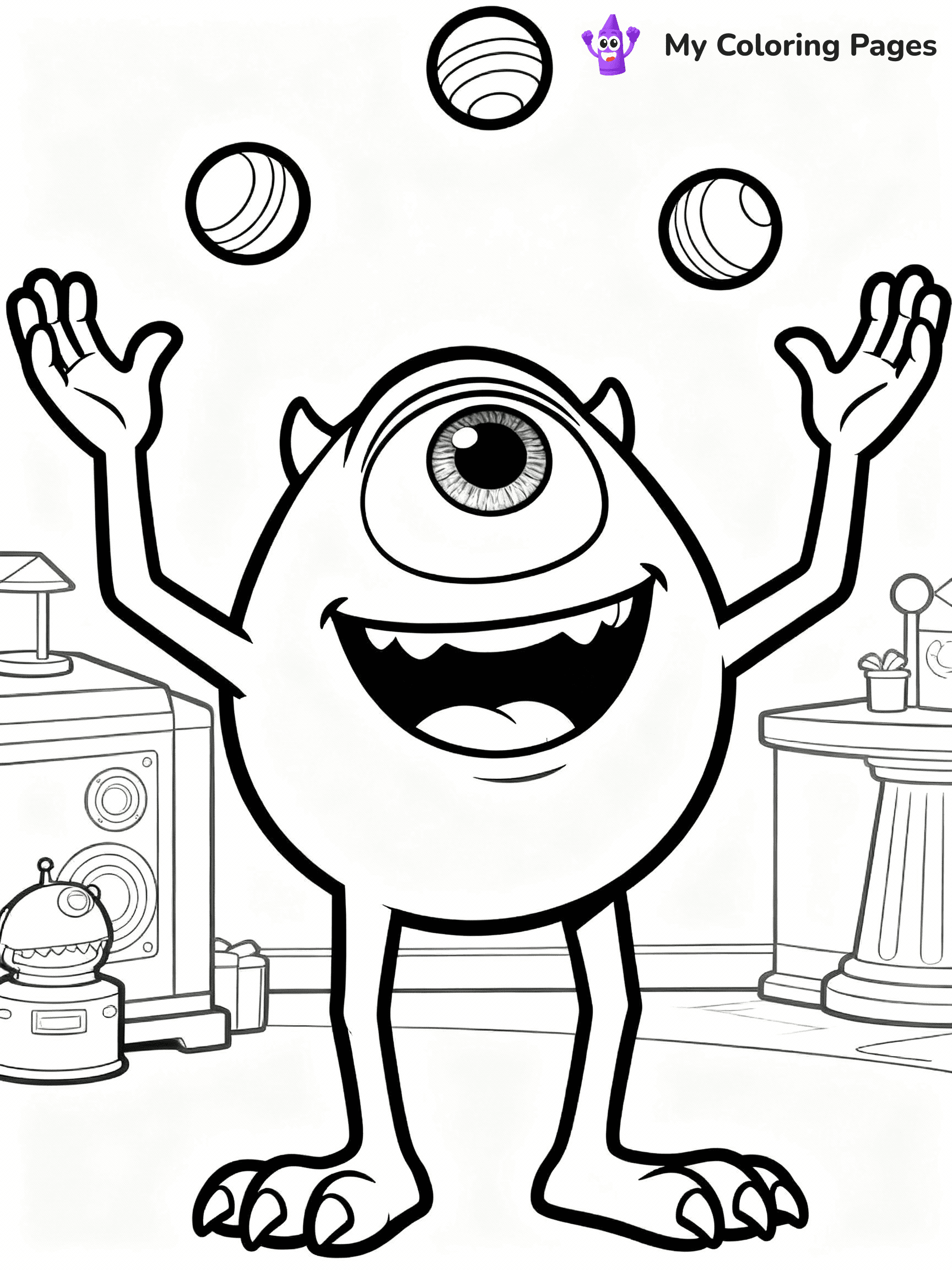 Monsters Inc Coloring Pages - 29