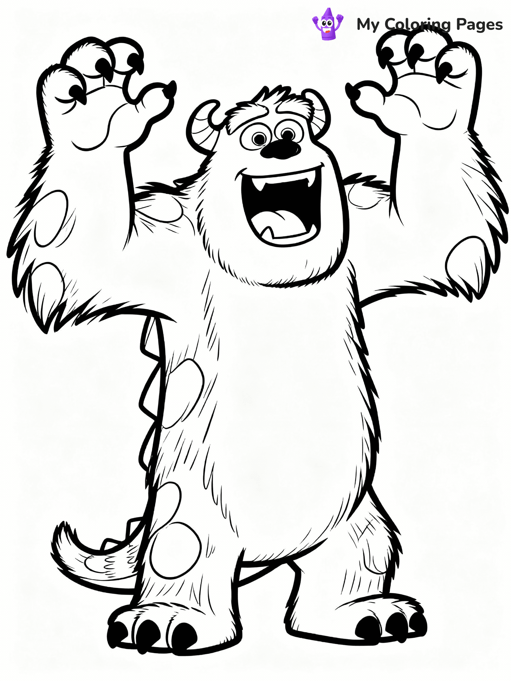 Monsters Inc Coloring Pages - 28