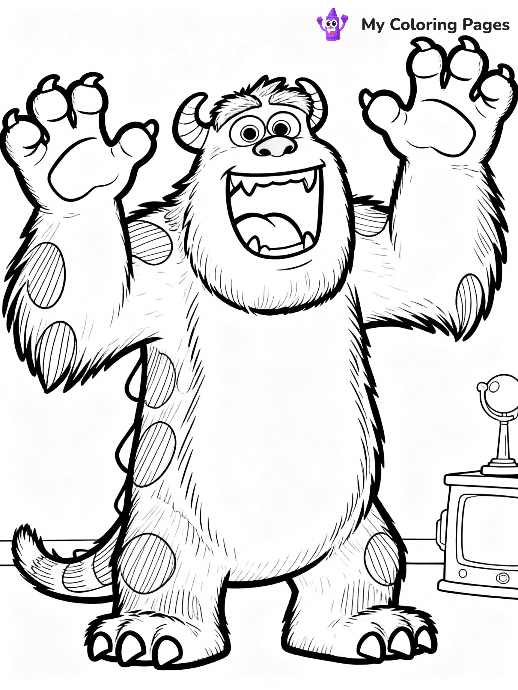 Monsters Inc Coloring Pages - 27