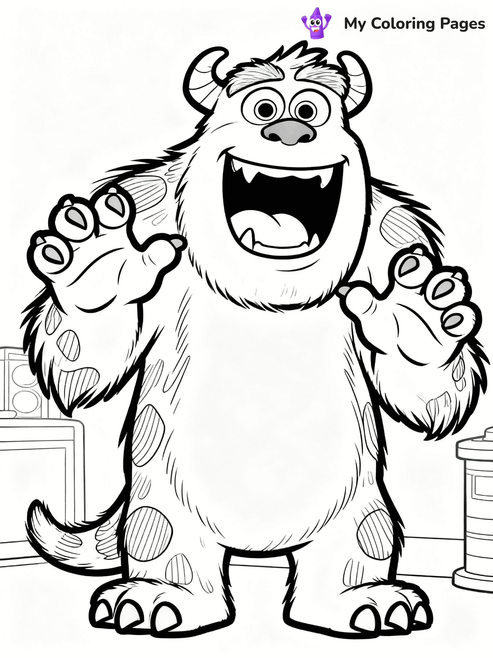 Monsters Inc Coloring Pages - 23