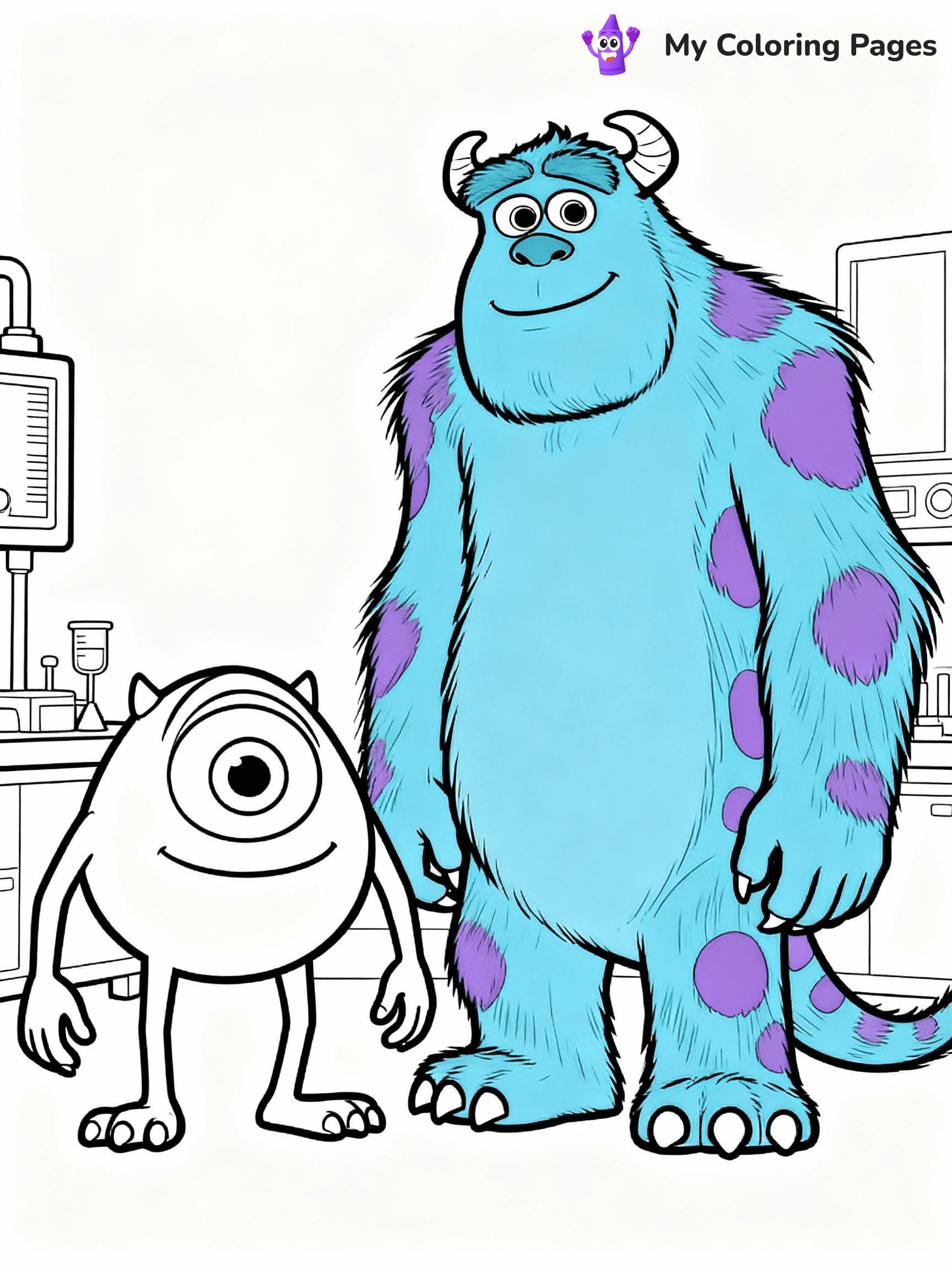 Monsters Inc Coloring Pages - 13