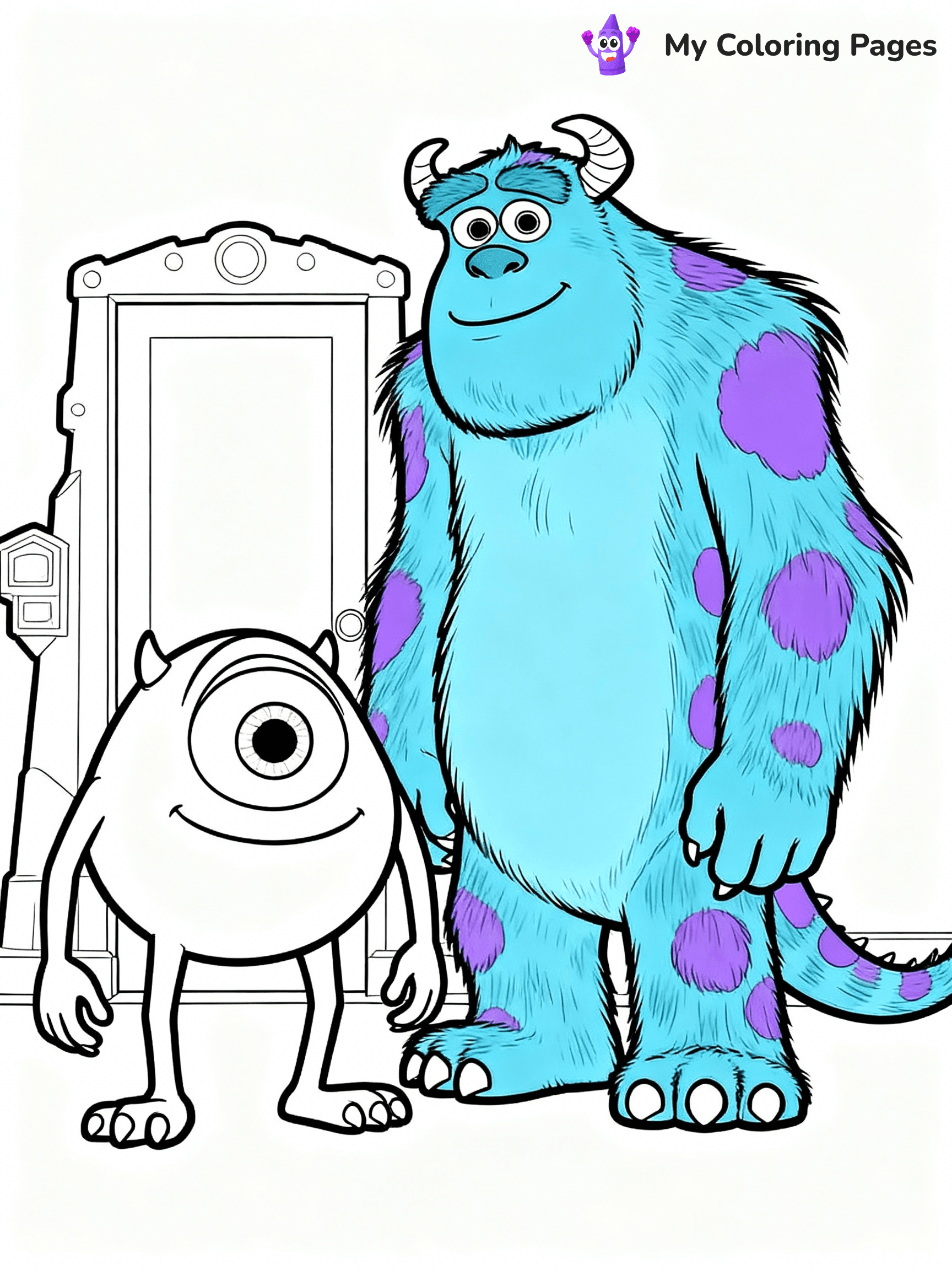 Monsters Inc Coloring Pages - 12