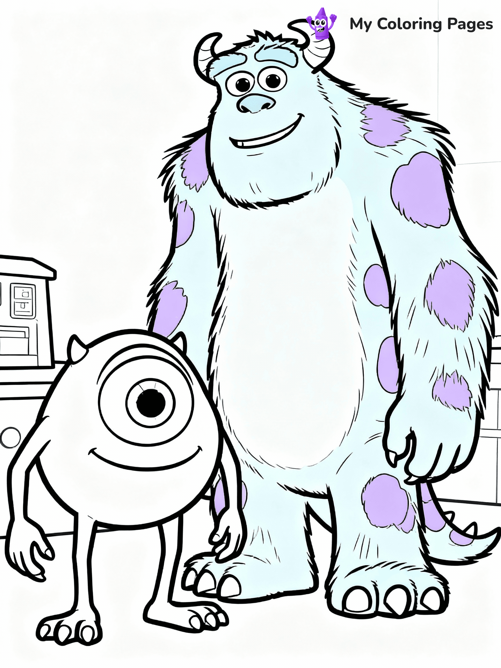 Monsters Inc Coloring Pages - 11