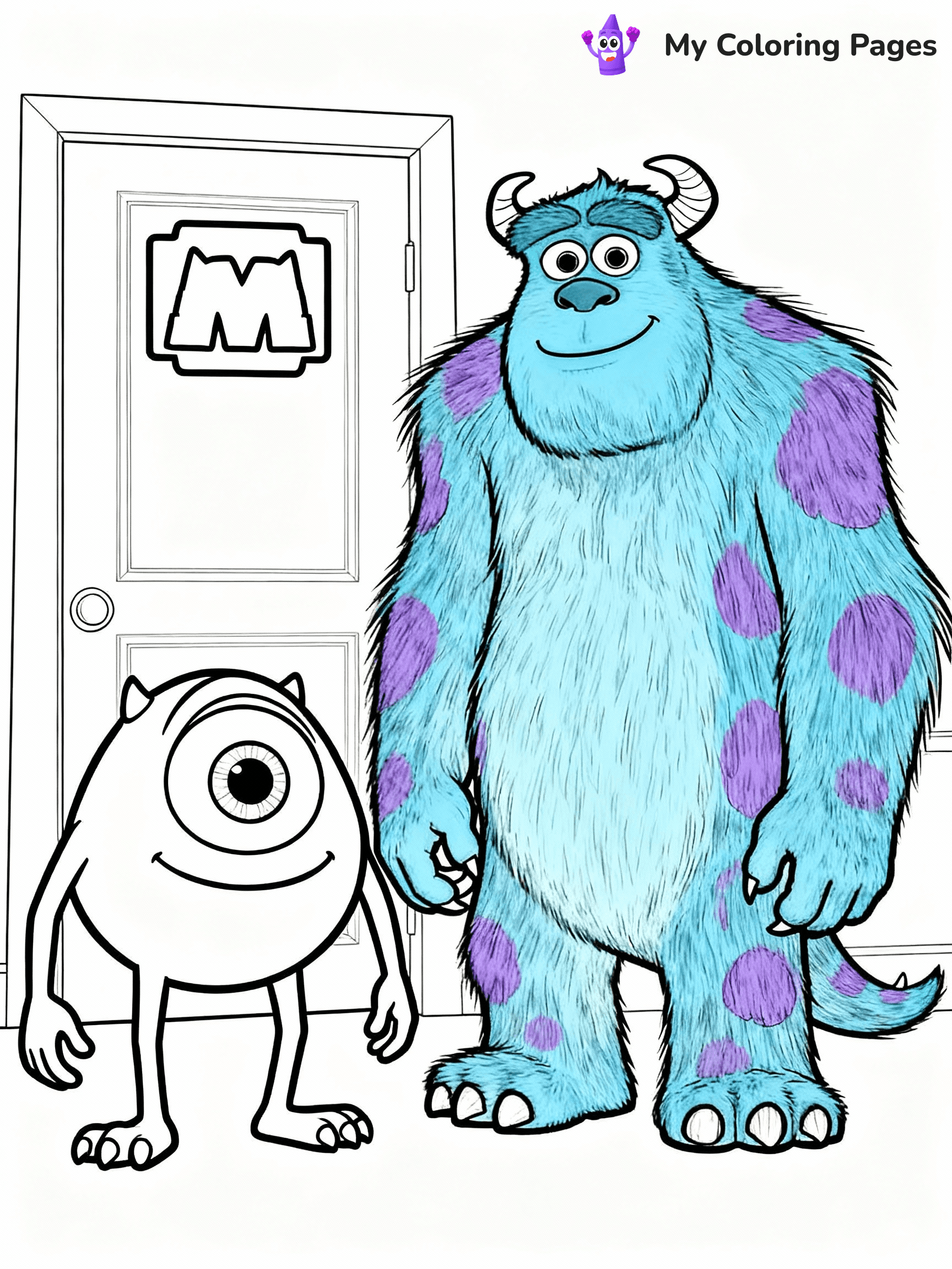 Monsters Inc Coloring Pages - 8