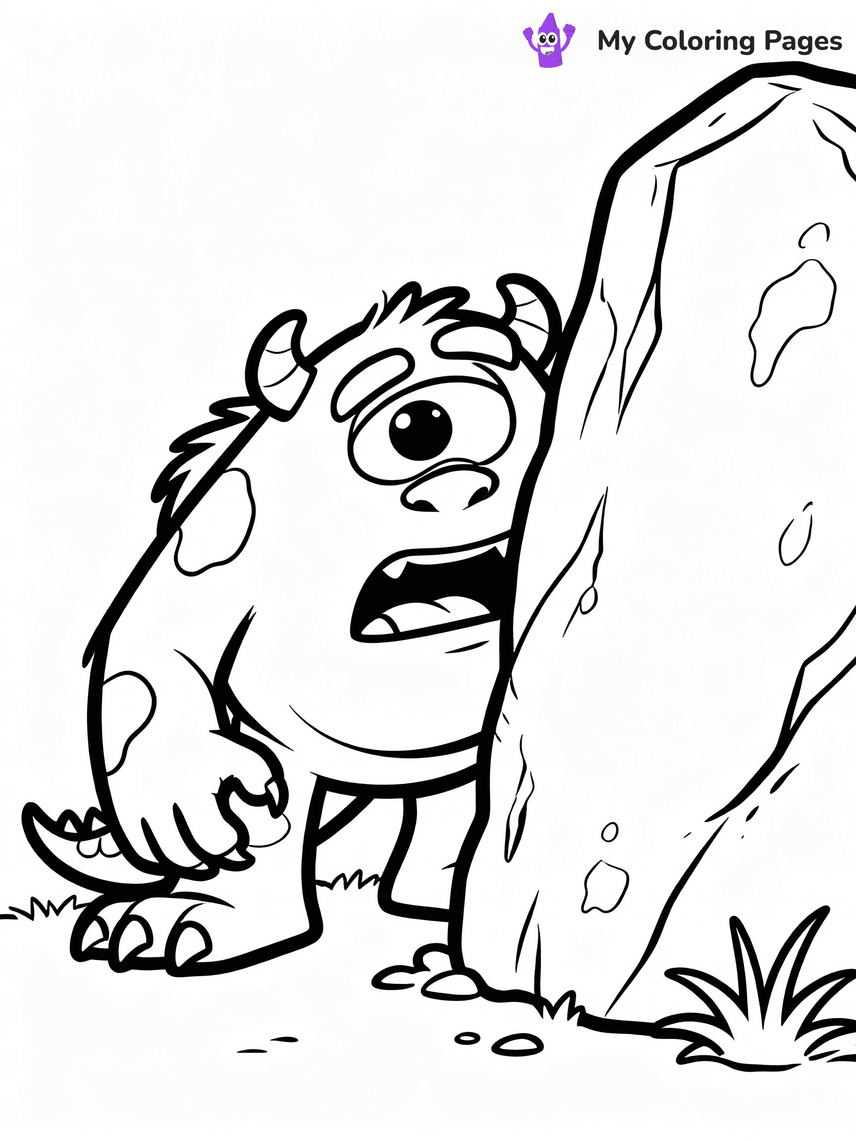 Monsters Inc Coloring Pages - 7
