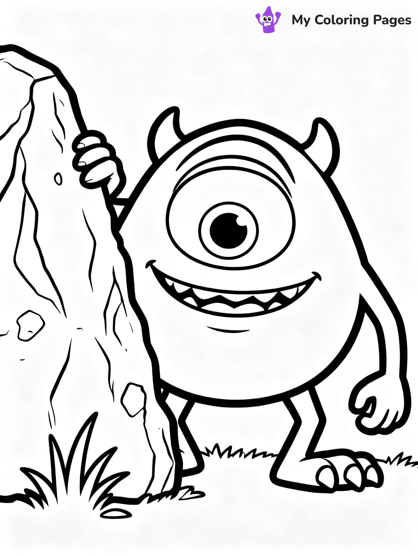 Monsters Inc Coloring Pages - 4