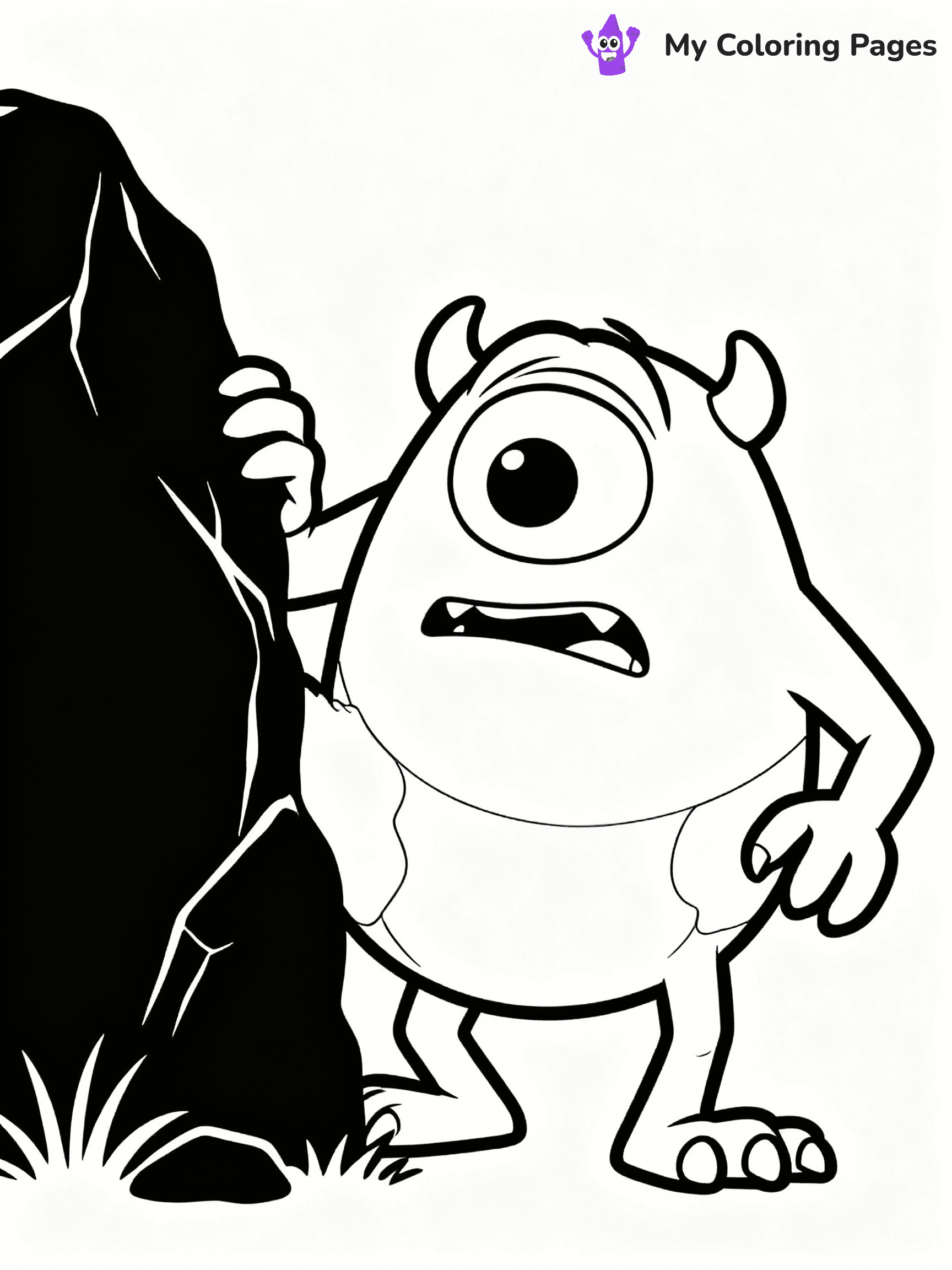 Monsters Inc Coloring Pages - 2