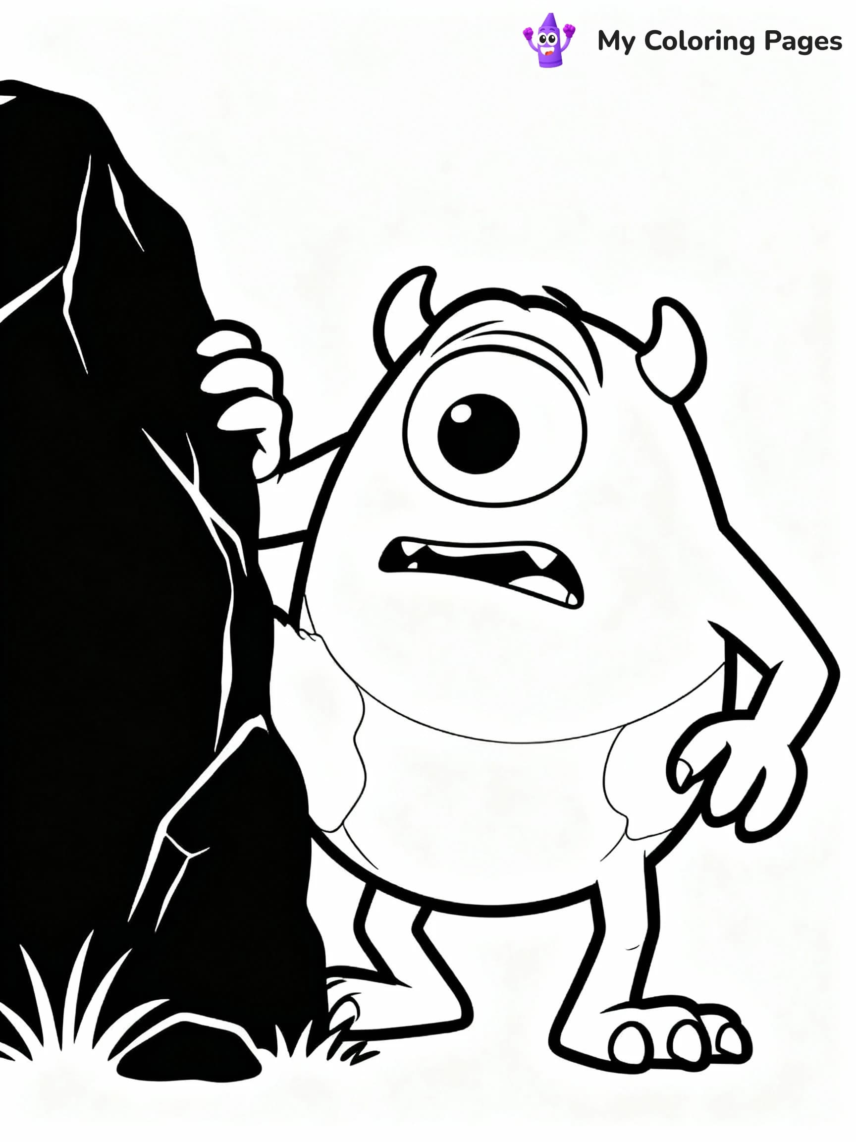 Monsters Inc Coloring Pages - 2