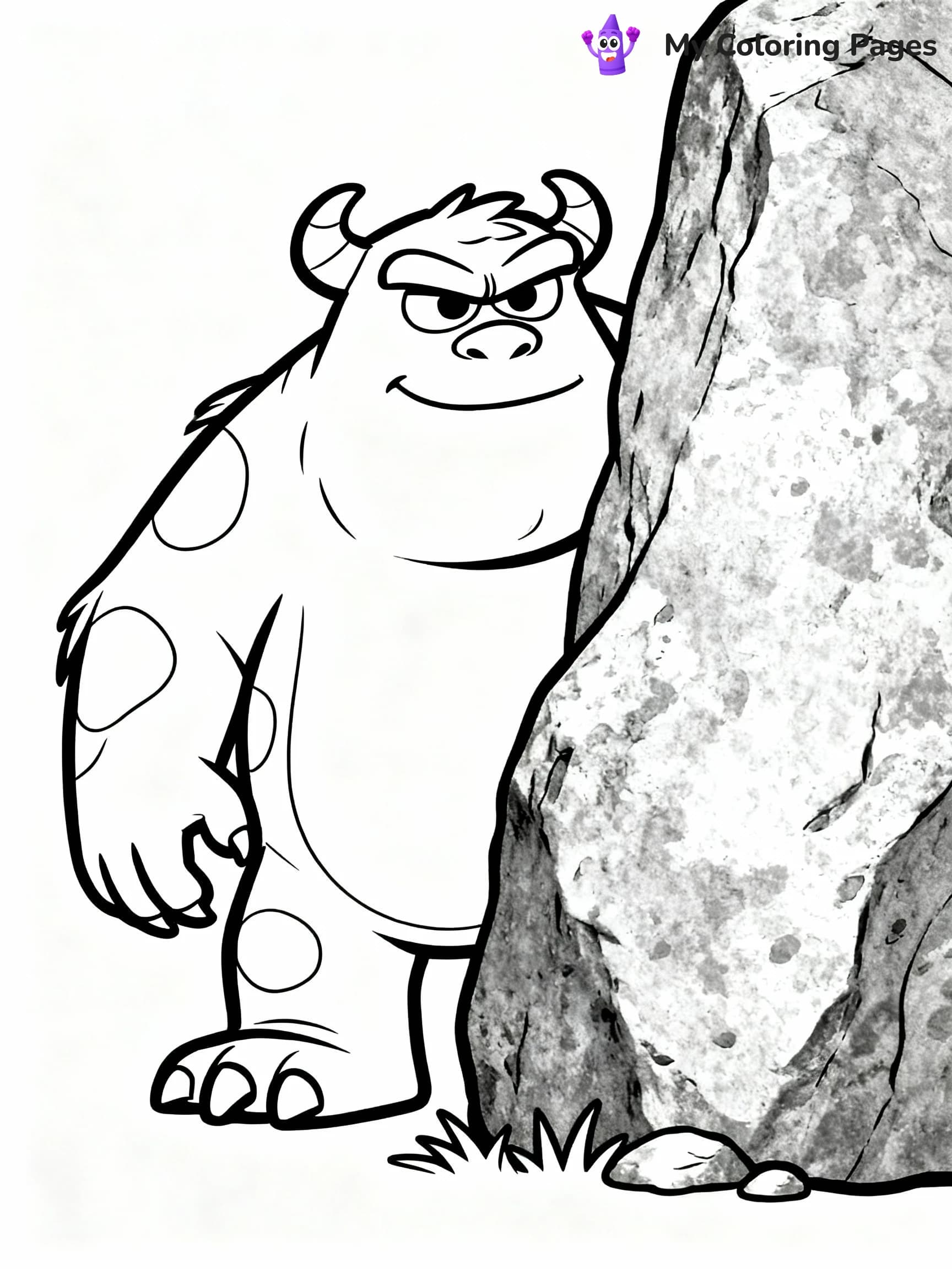Monsters Inc Coloring Pages - 1