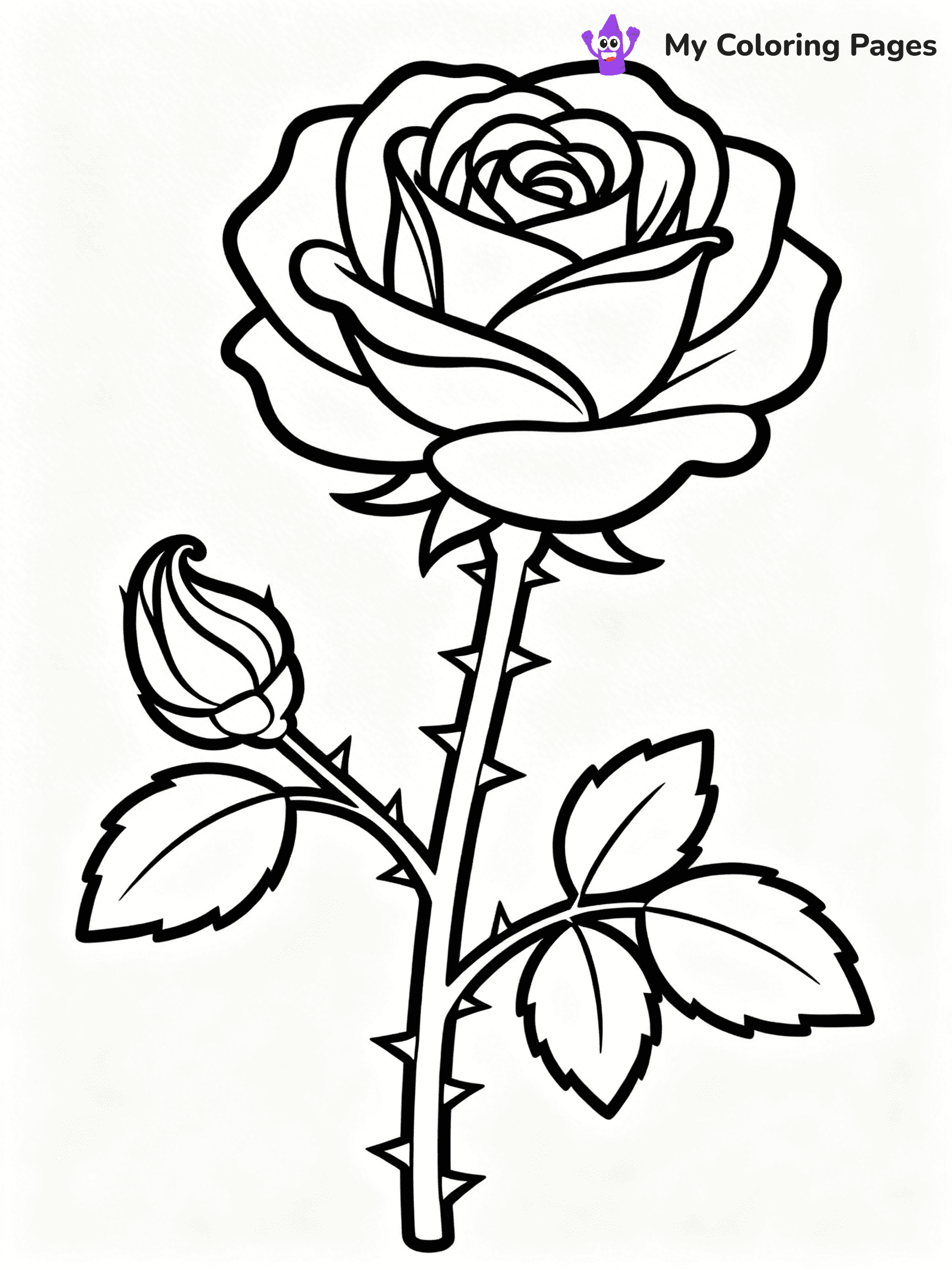 Coloring Pages Flowers and Butterflies - 66