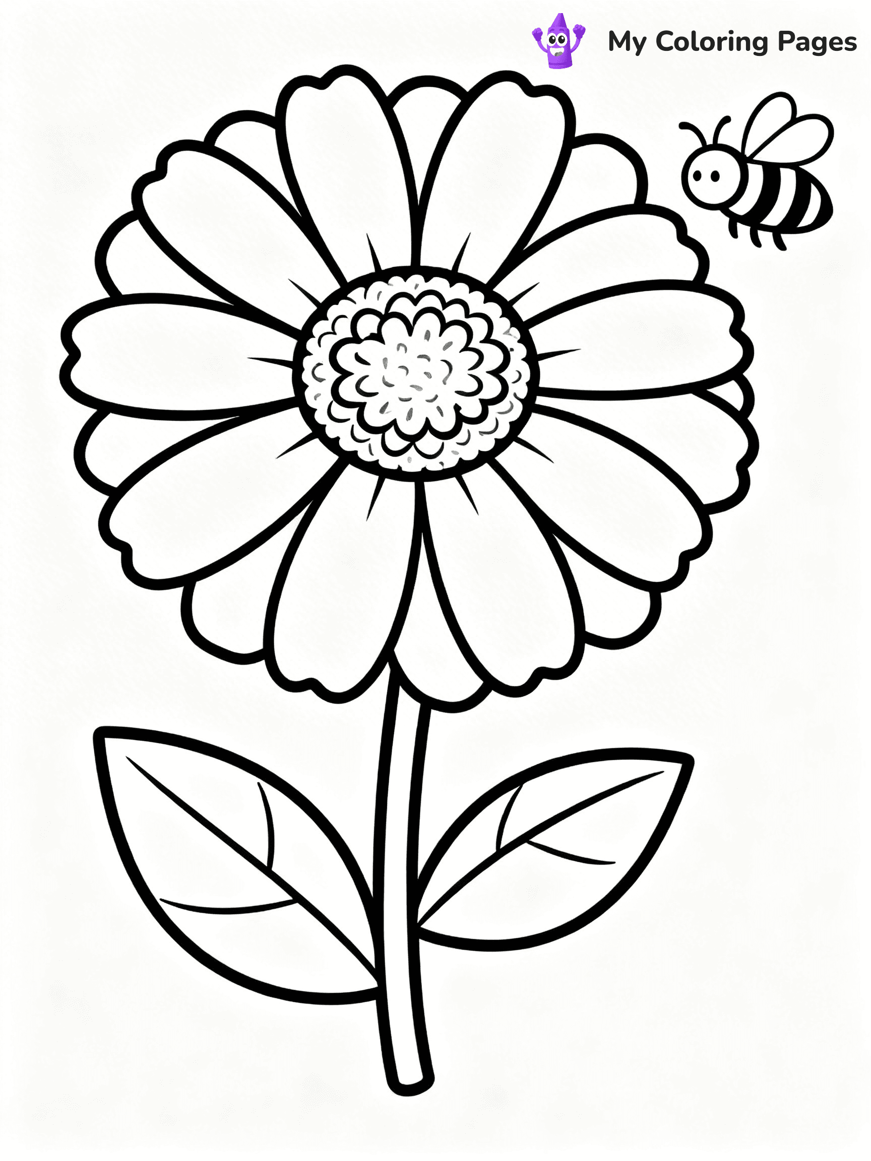 Coloring Pages Flowers and Butterflies - 41