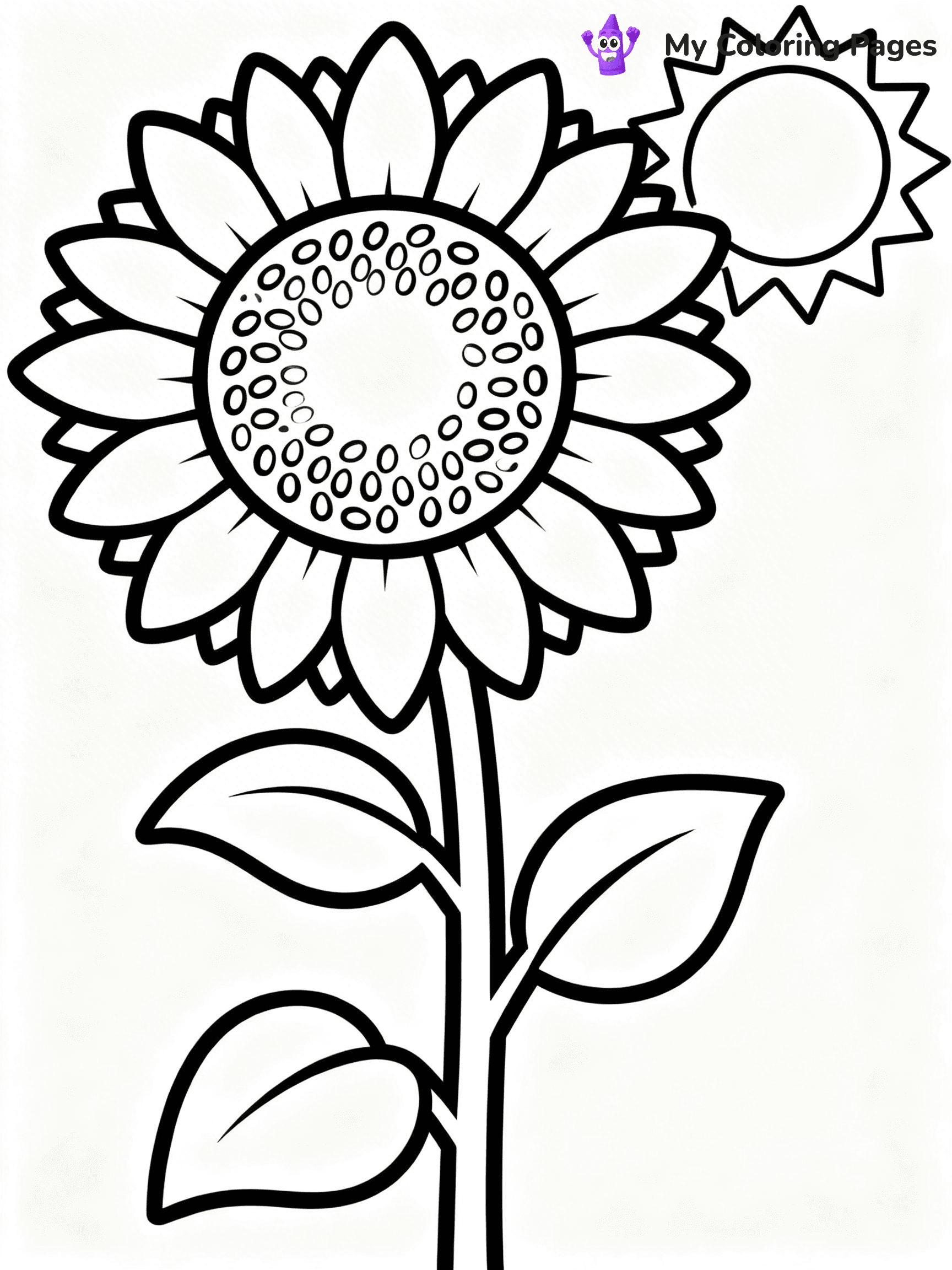 Coloring Pages Flowers and Butterflies - 30
