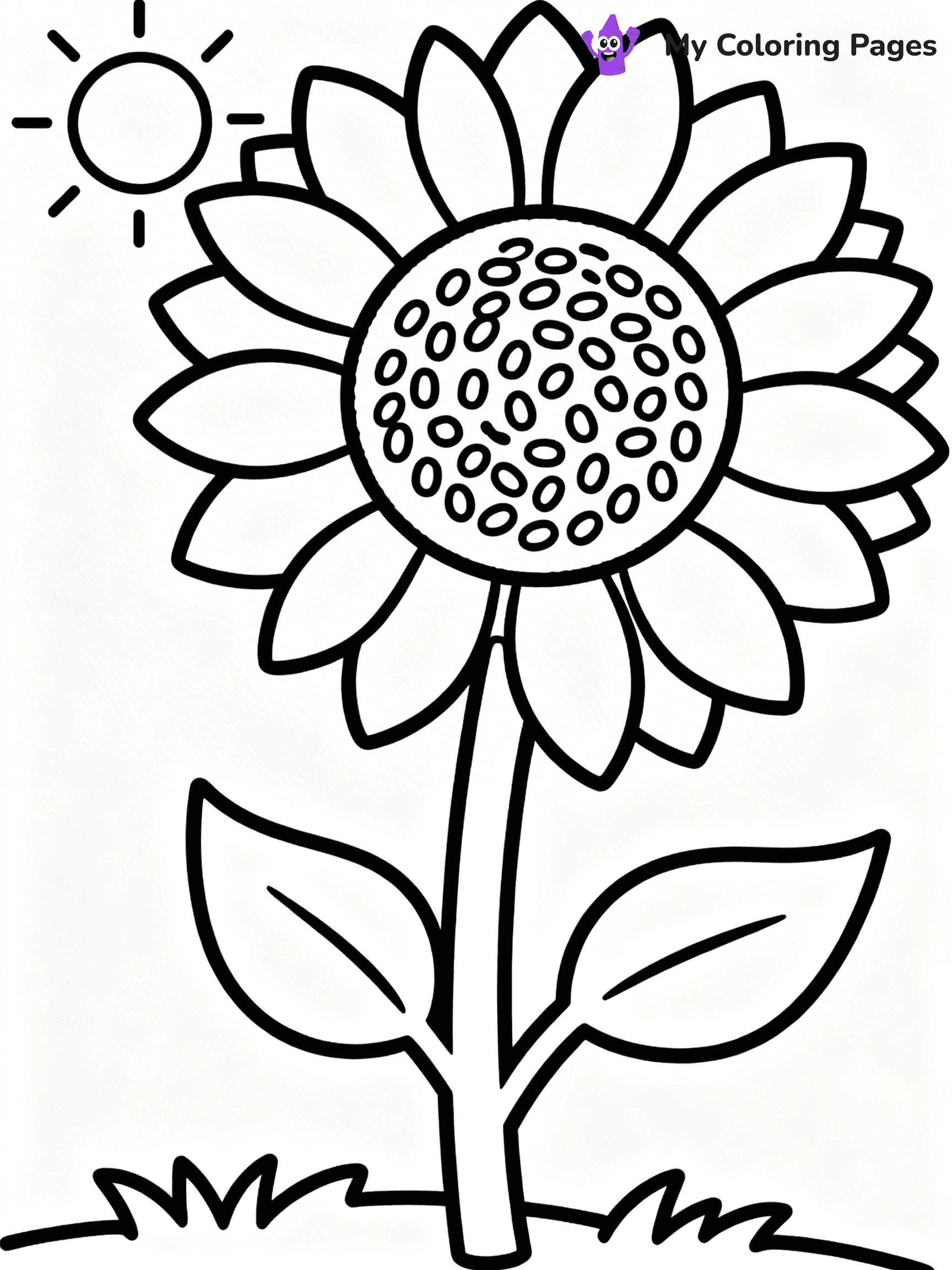 Coloring Pages Flowers and Butterflies - 29
