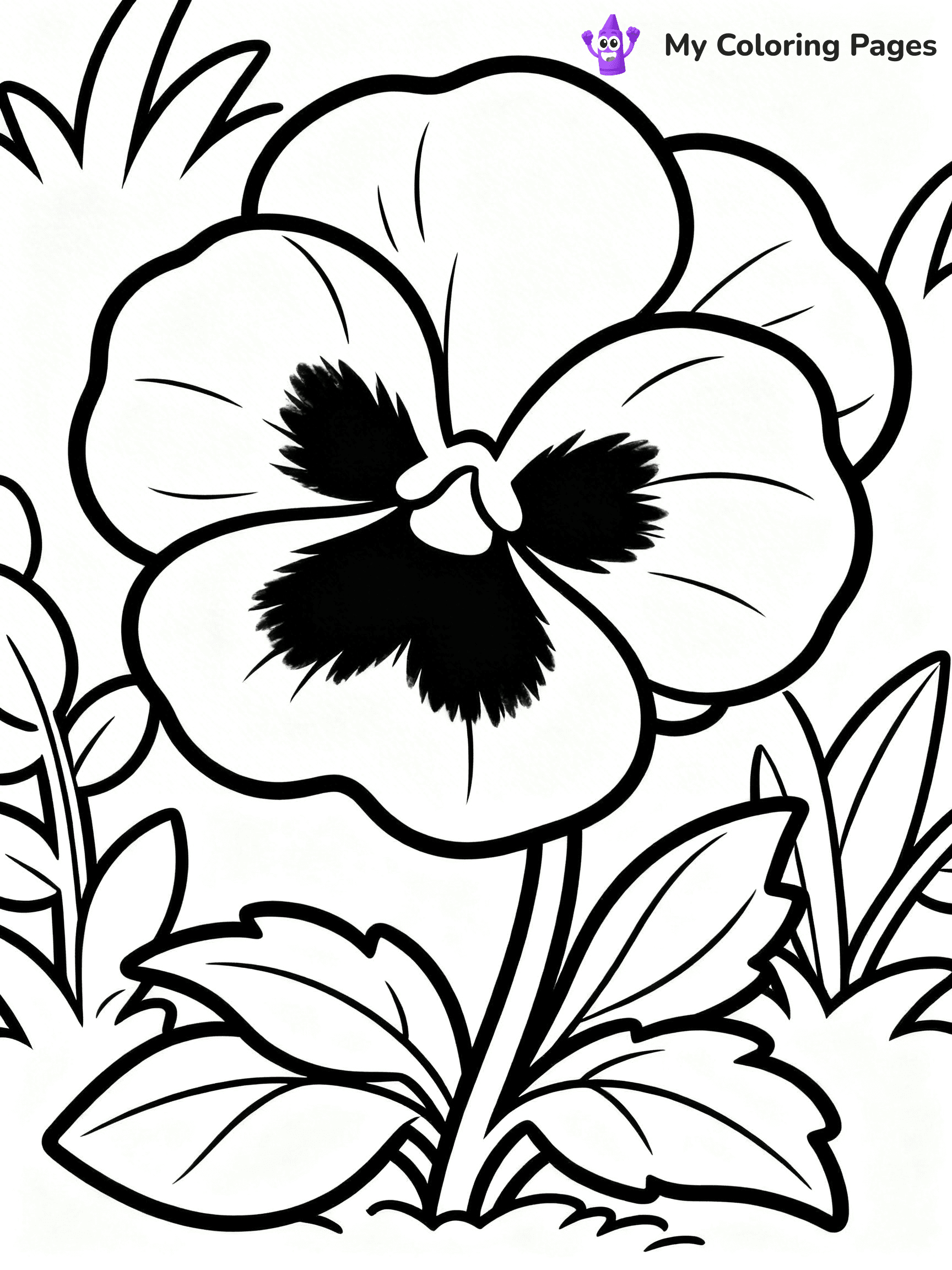 Coloring Pages Flowers and Butterflies - 16