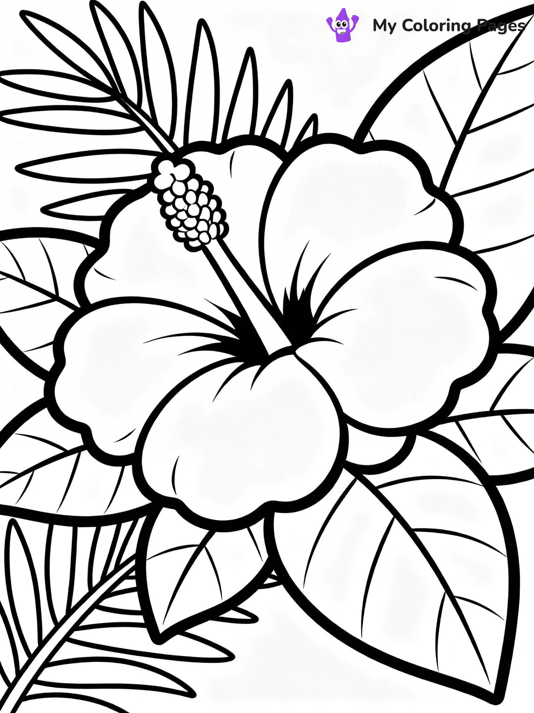 Coloring Pages Flowers and Butterflies - 11