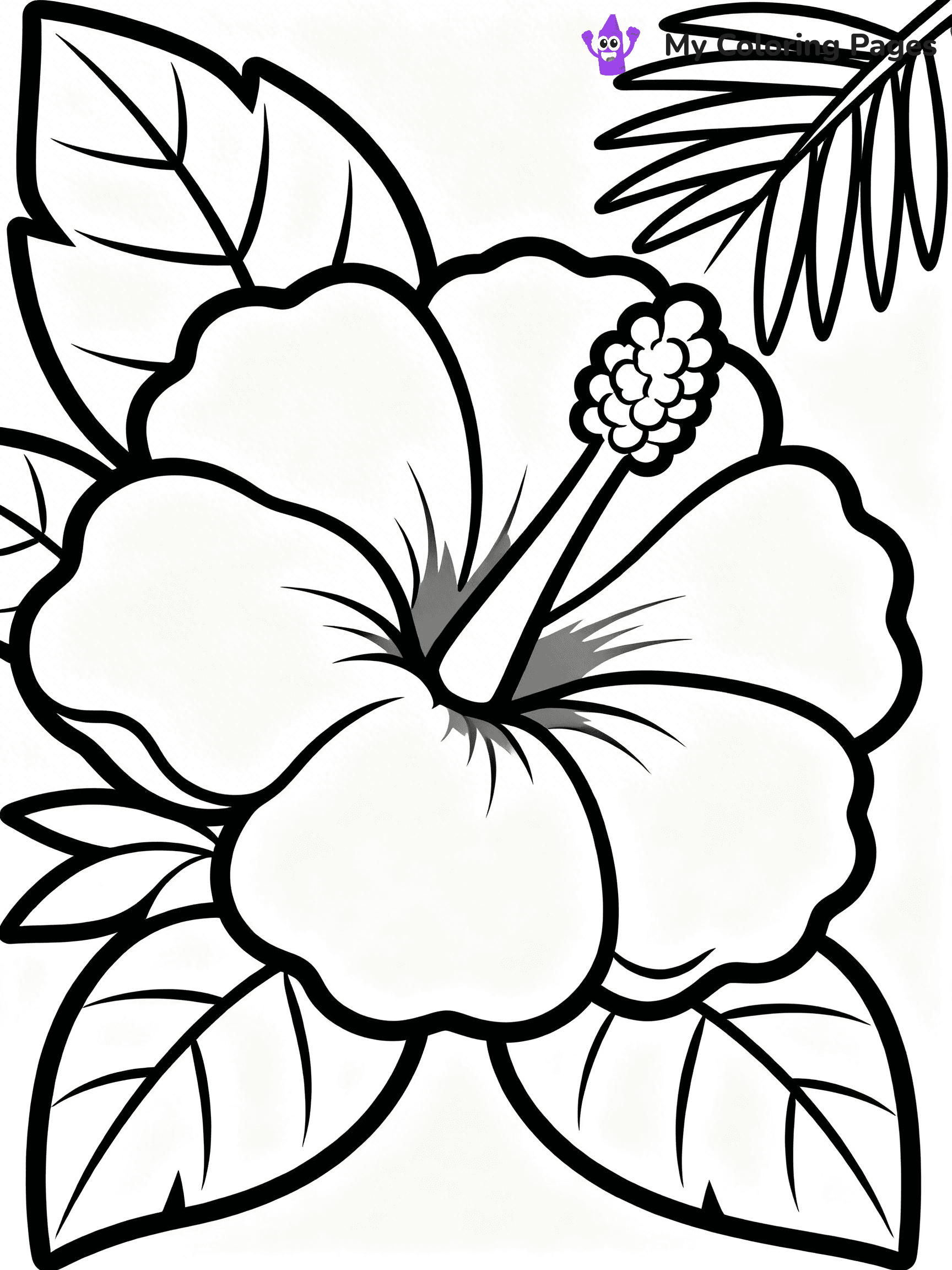 Coloring Pages Flowers and Butterflies - 9