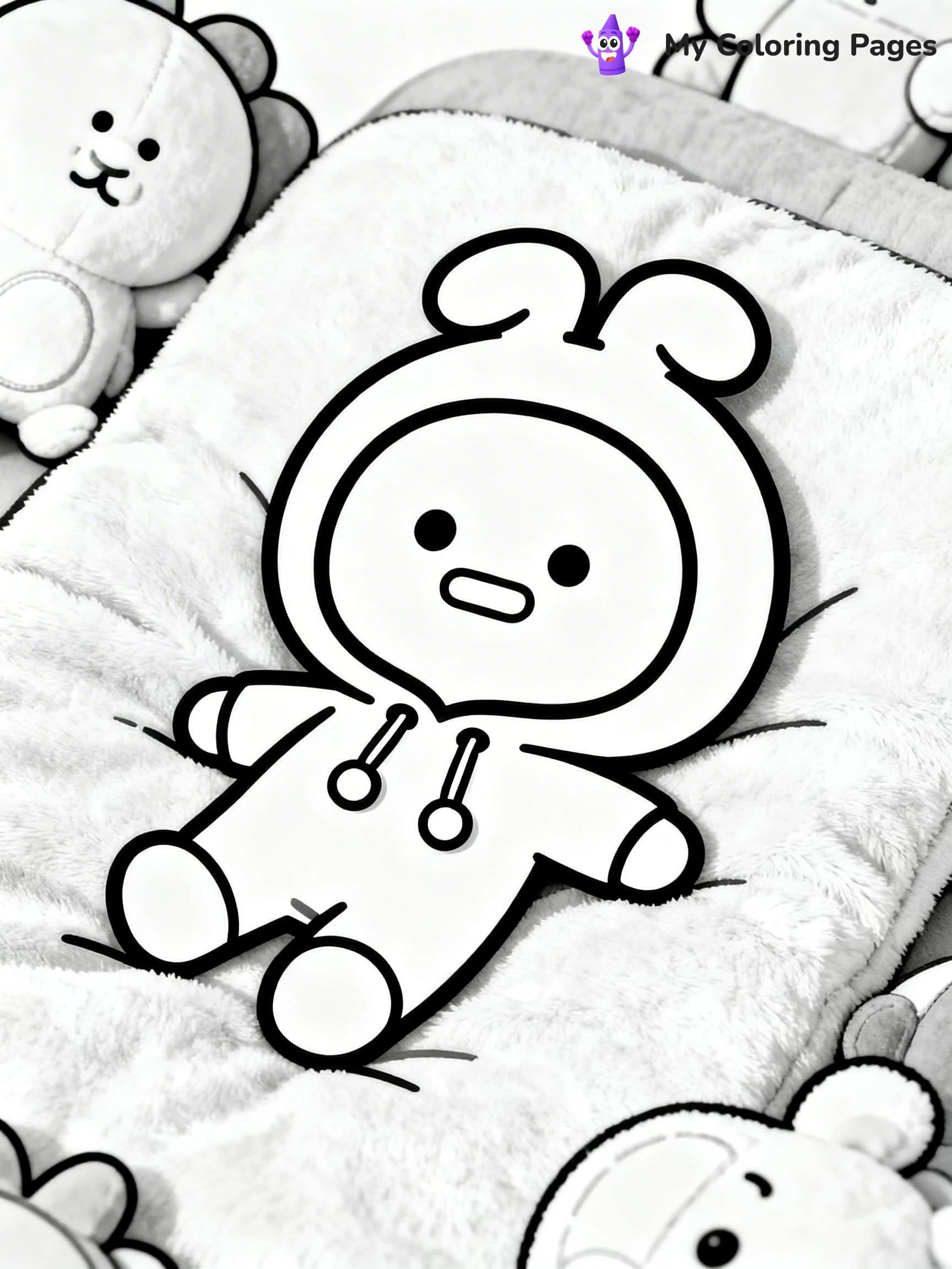 BT21 Coloring Pages - 18