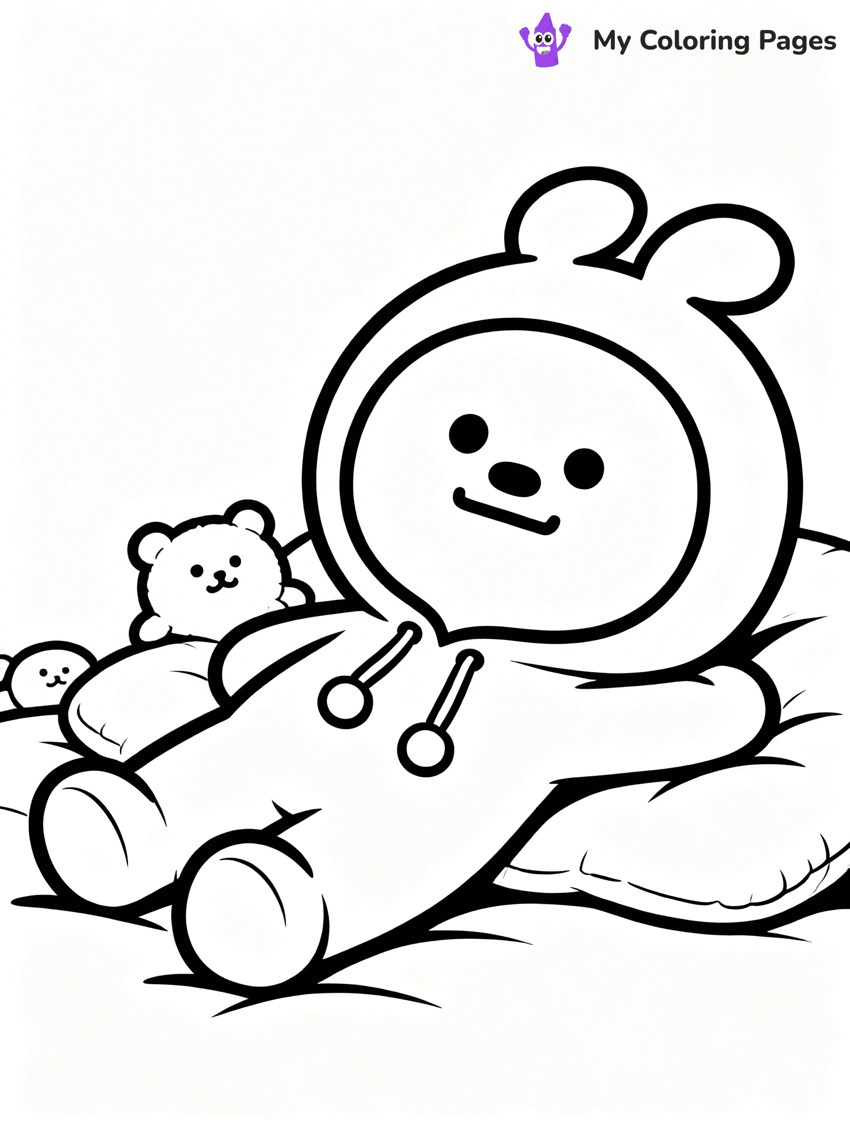BT21 Coloring Pages - 17