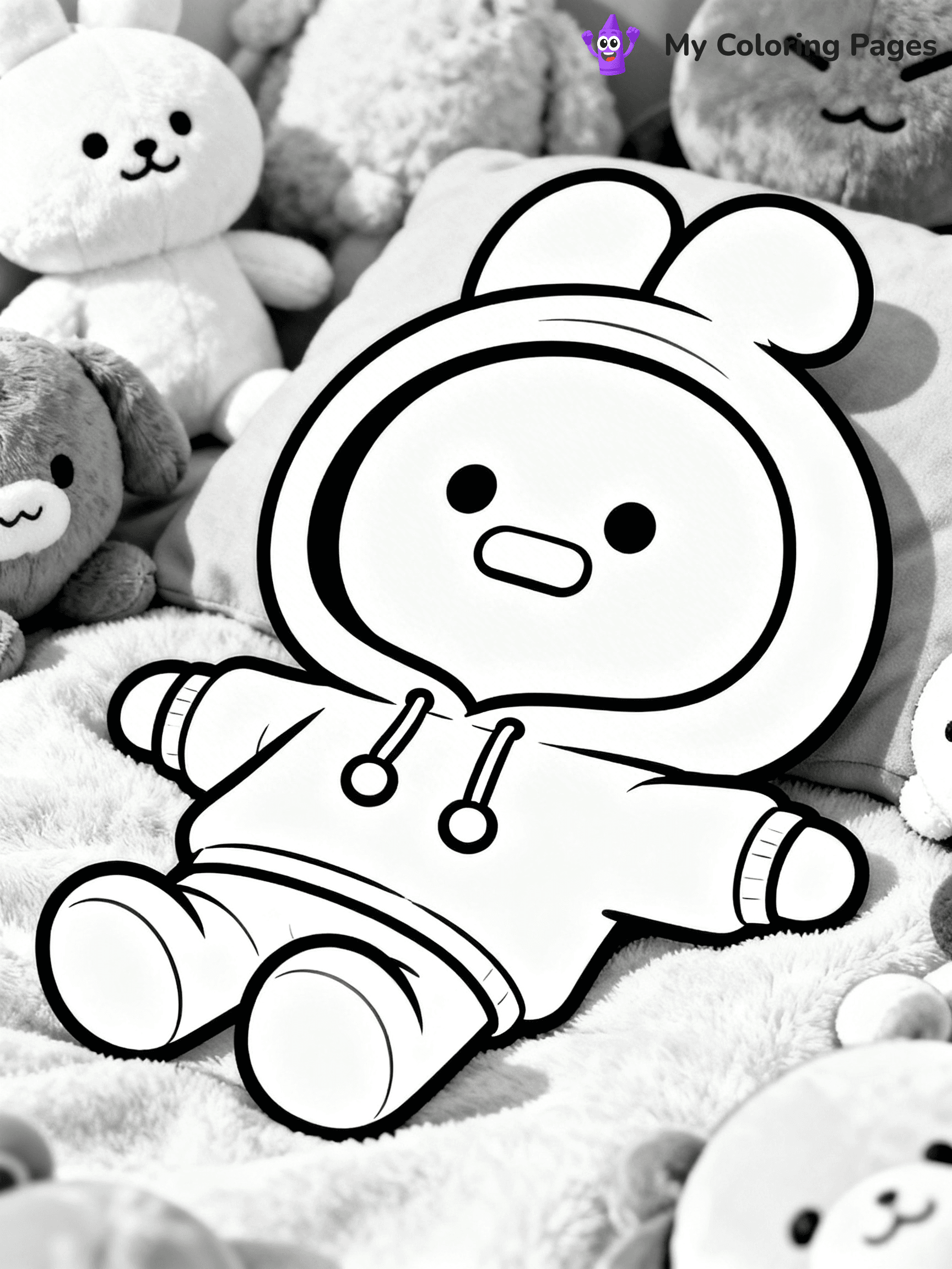 BT21 Coloring Pages - 16