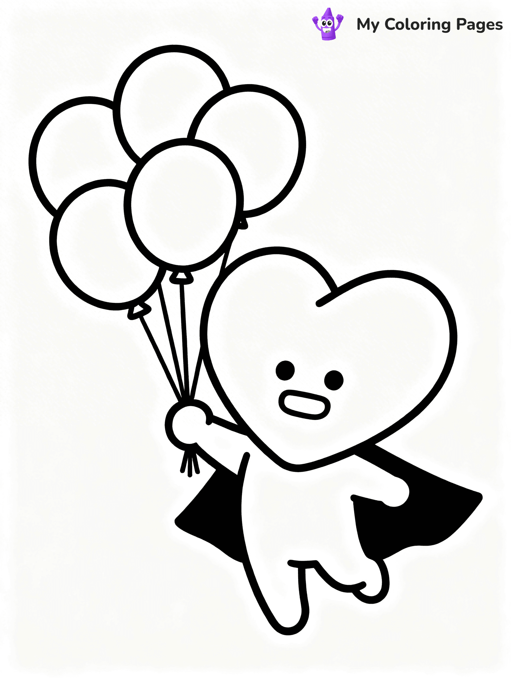 BT21 Coloring Pages - 4