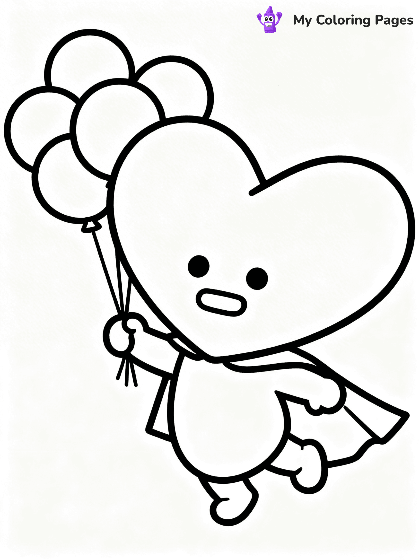 BT21 Coloring Pages - 1