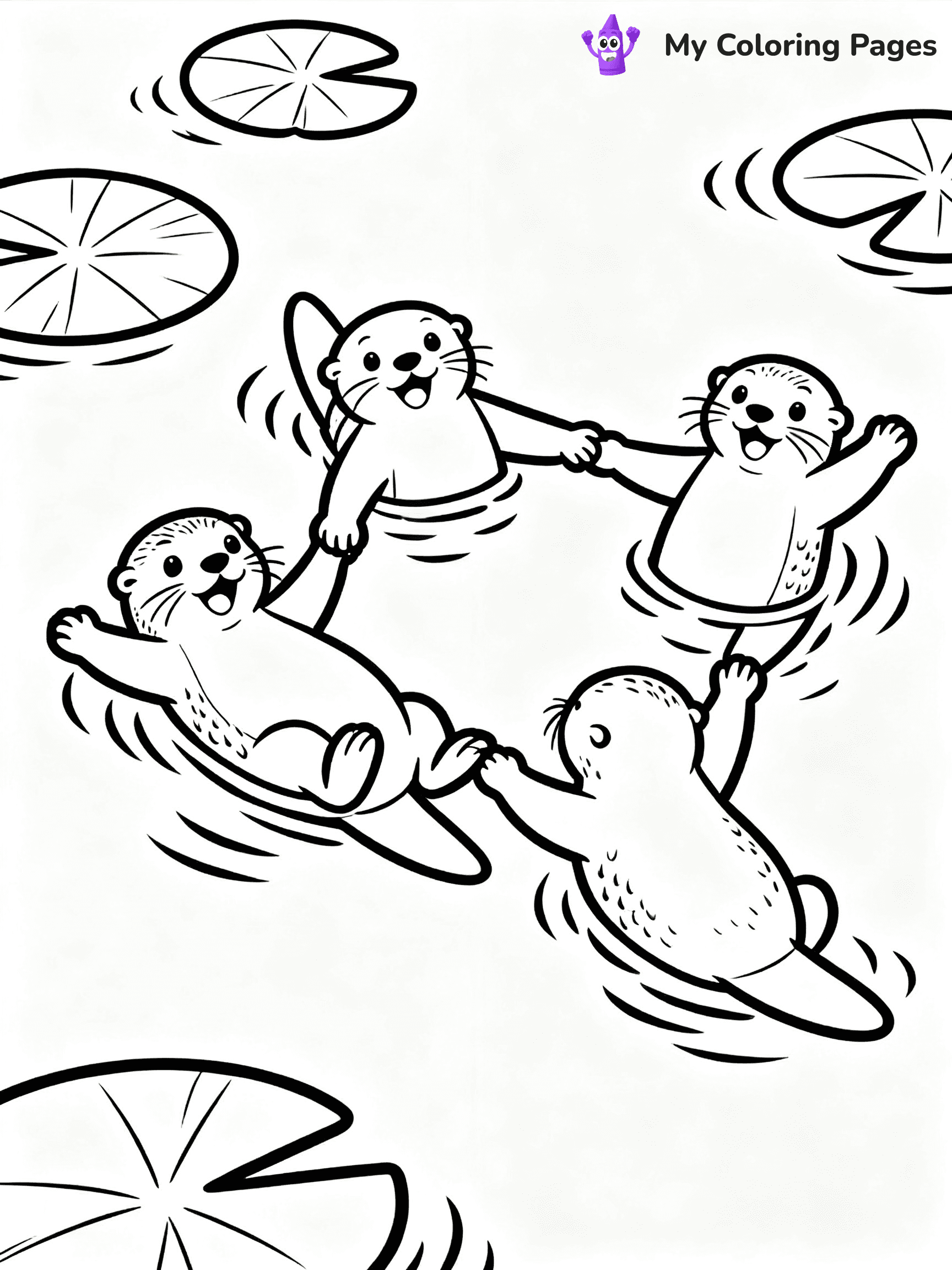 Otter Coloring Pages - 5