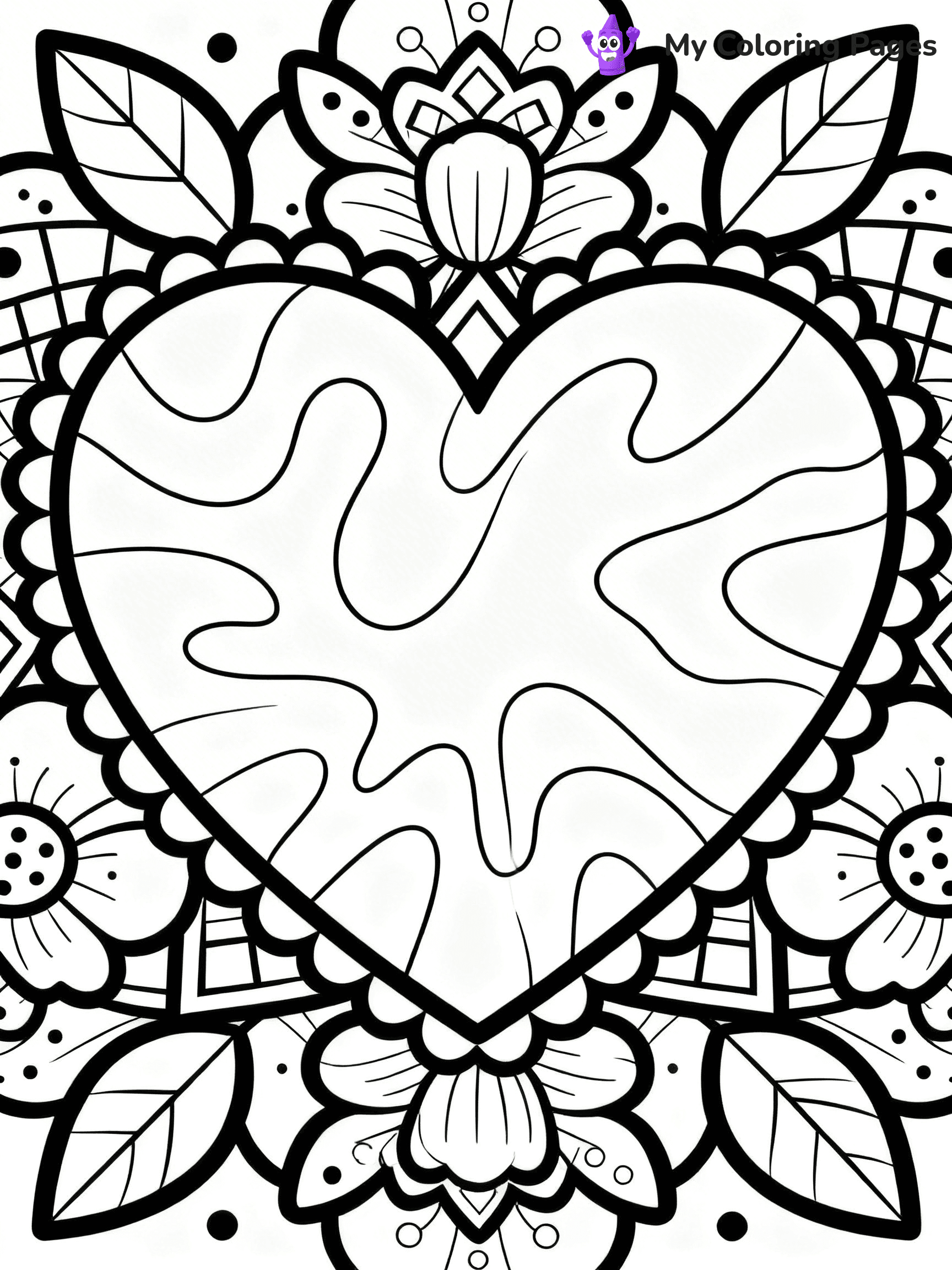 Tie Dye Coloring Pages - 7