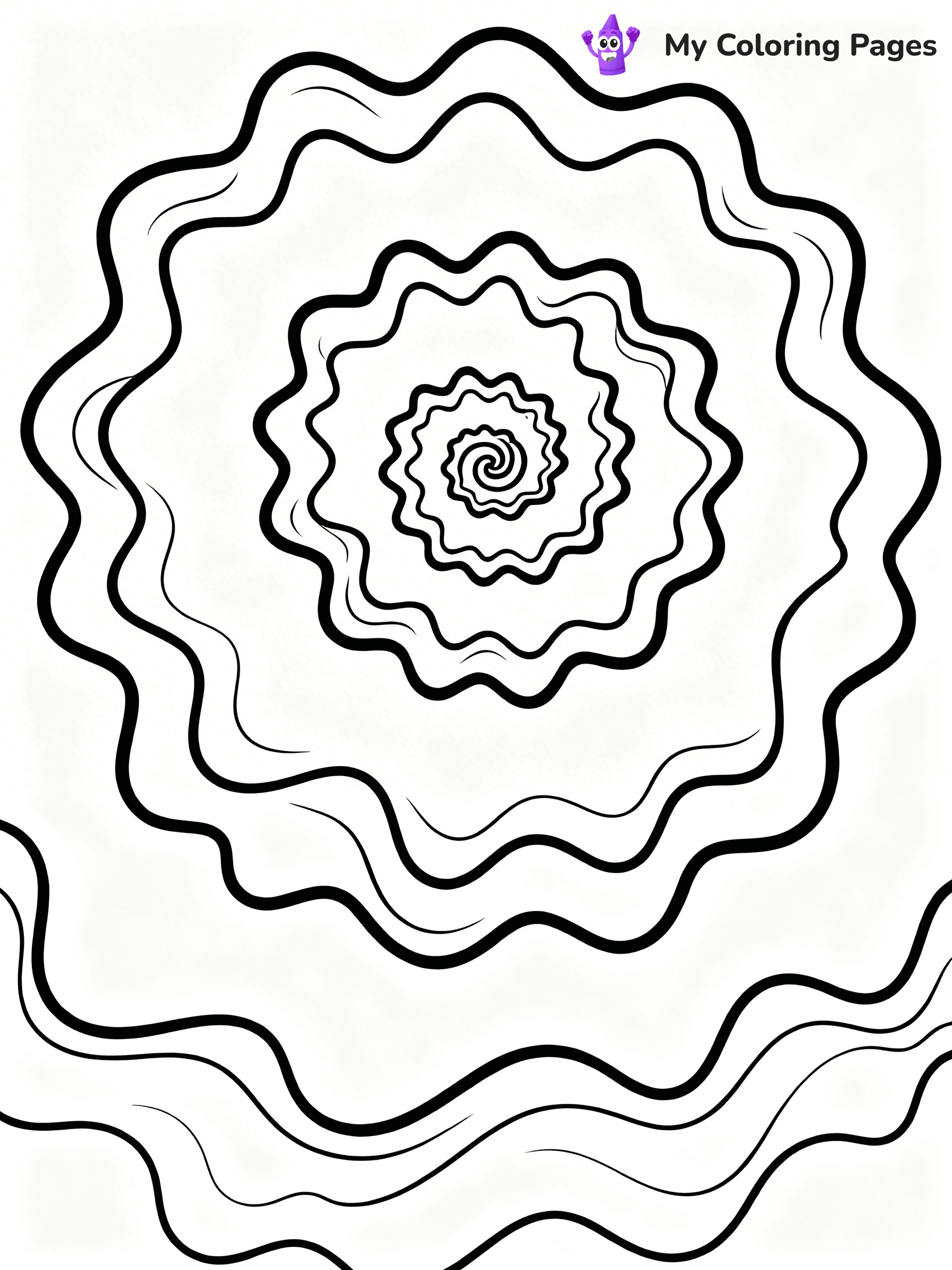 Tie Dye Coloring Pages - 6