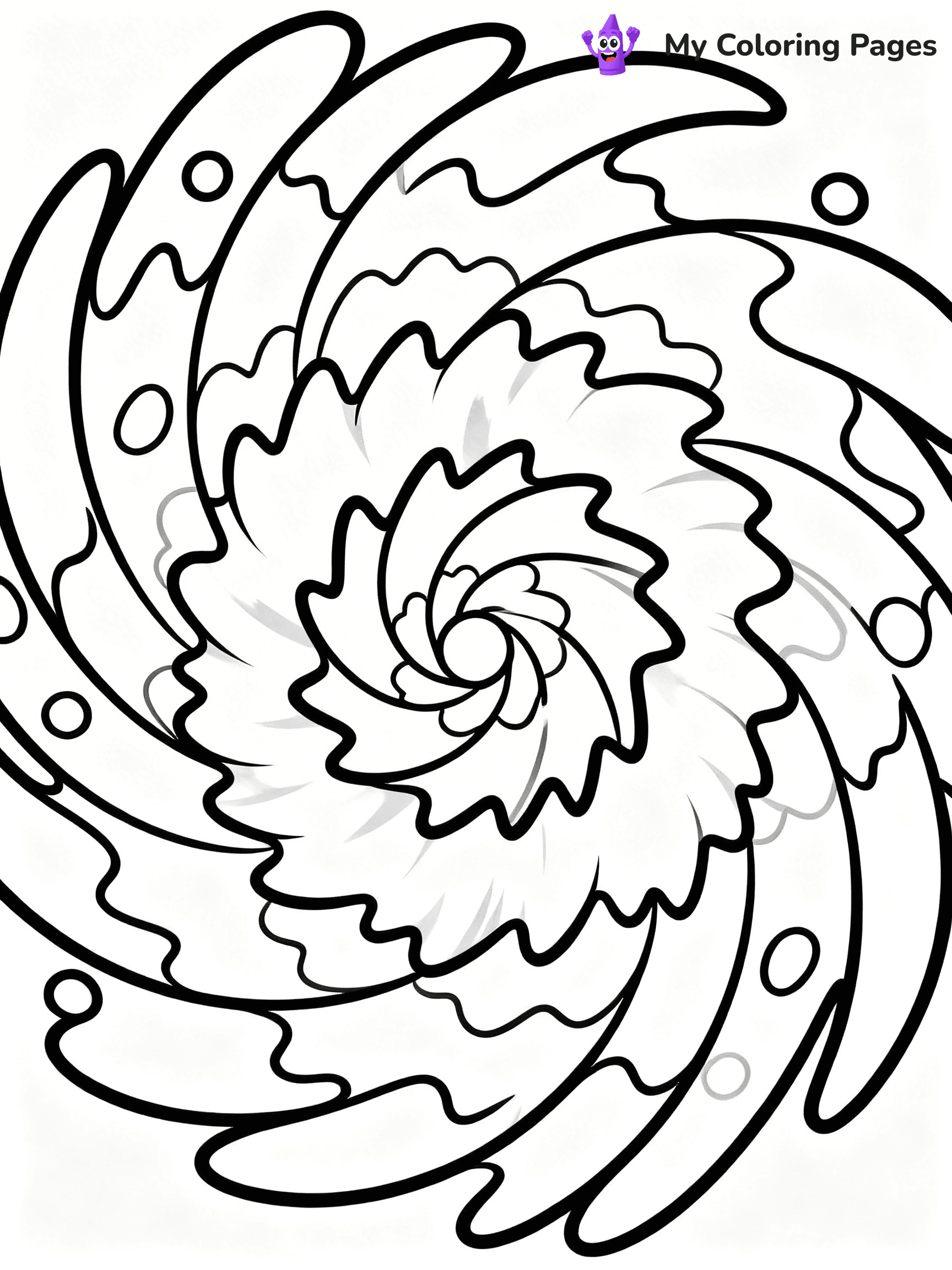 Tie Dye Coloring Pages - 3