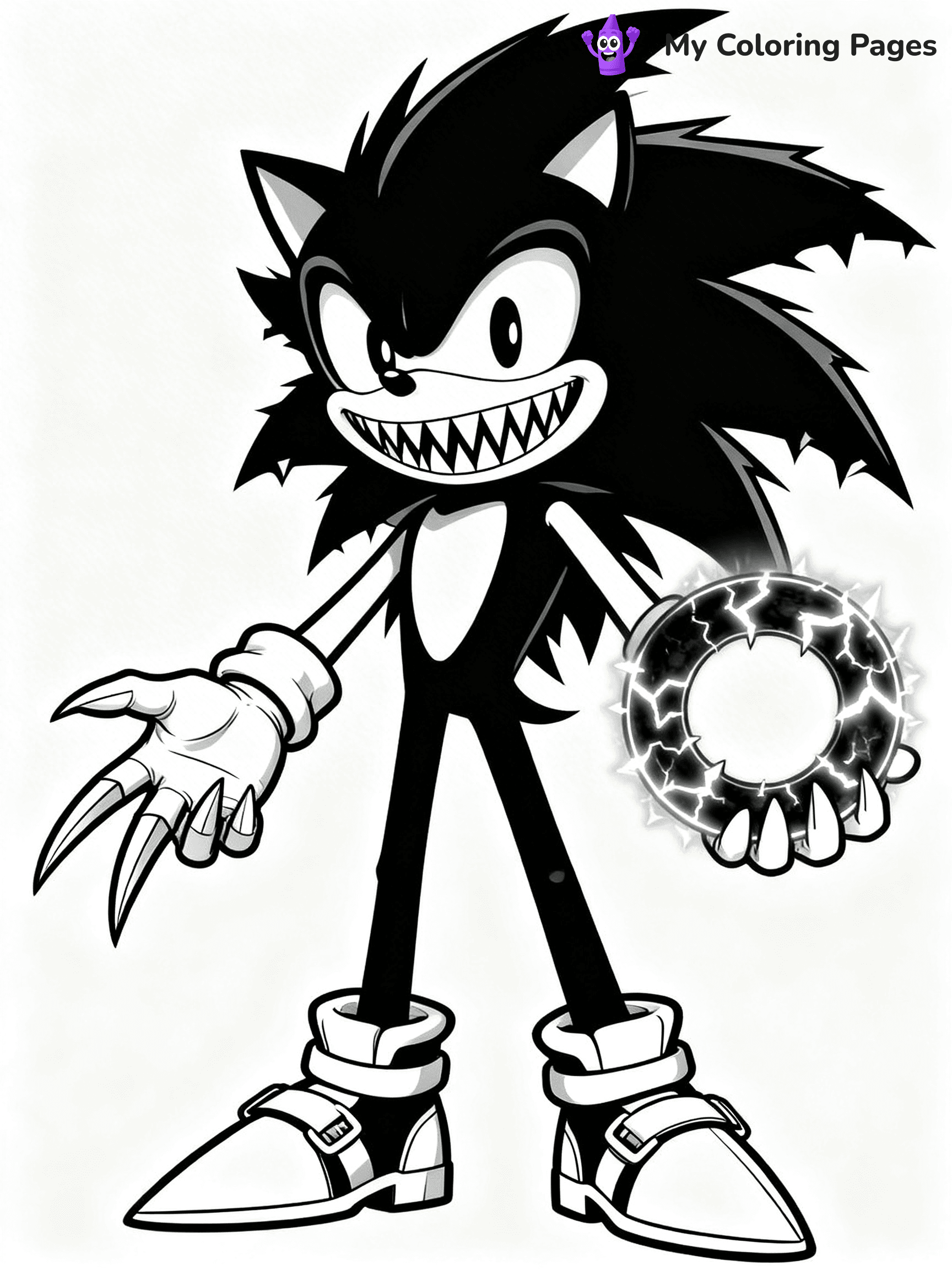 Sonic.Exe Coloring Pages - 19