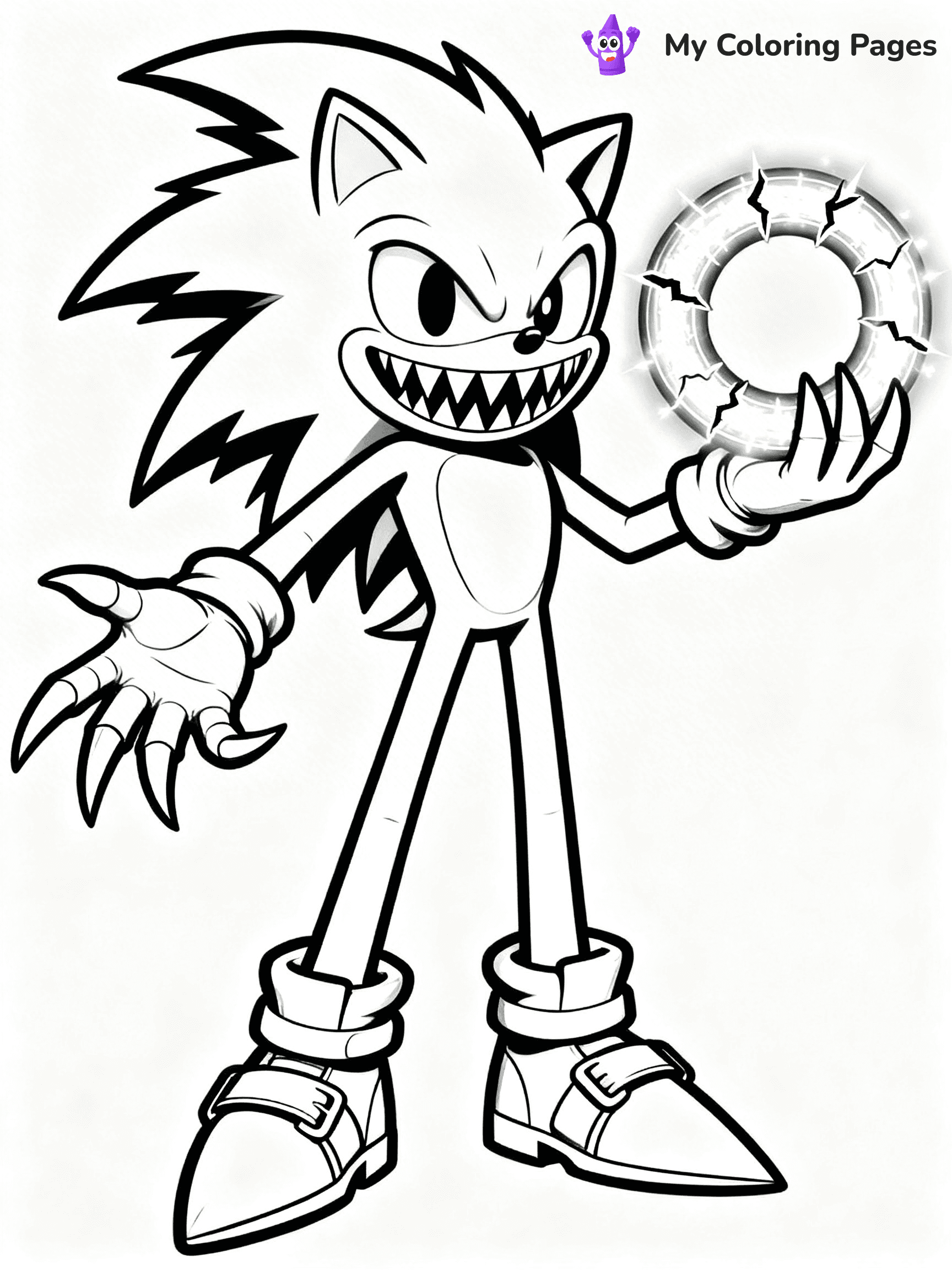 Sonic.Exe Coloring Pages - 18