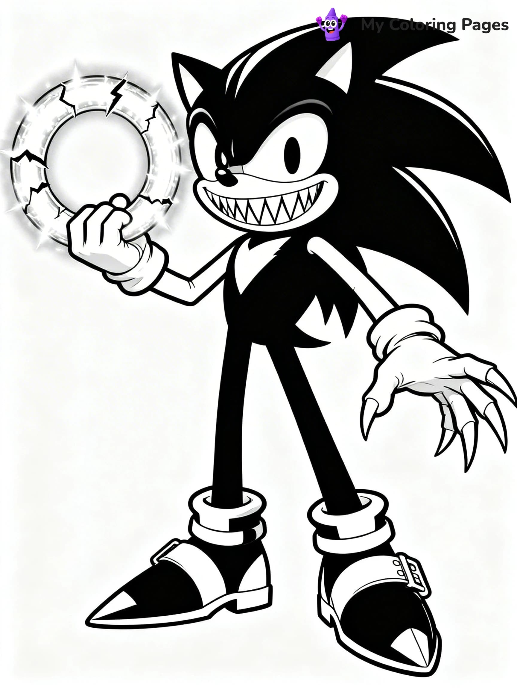 Sonic.Exe Coloring Pages - 24