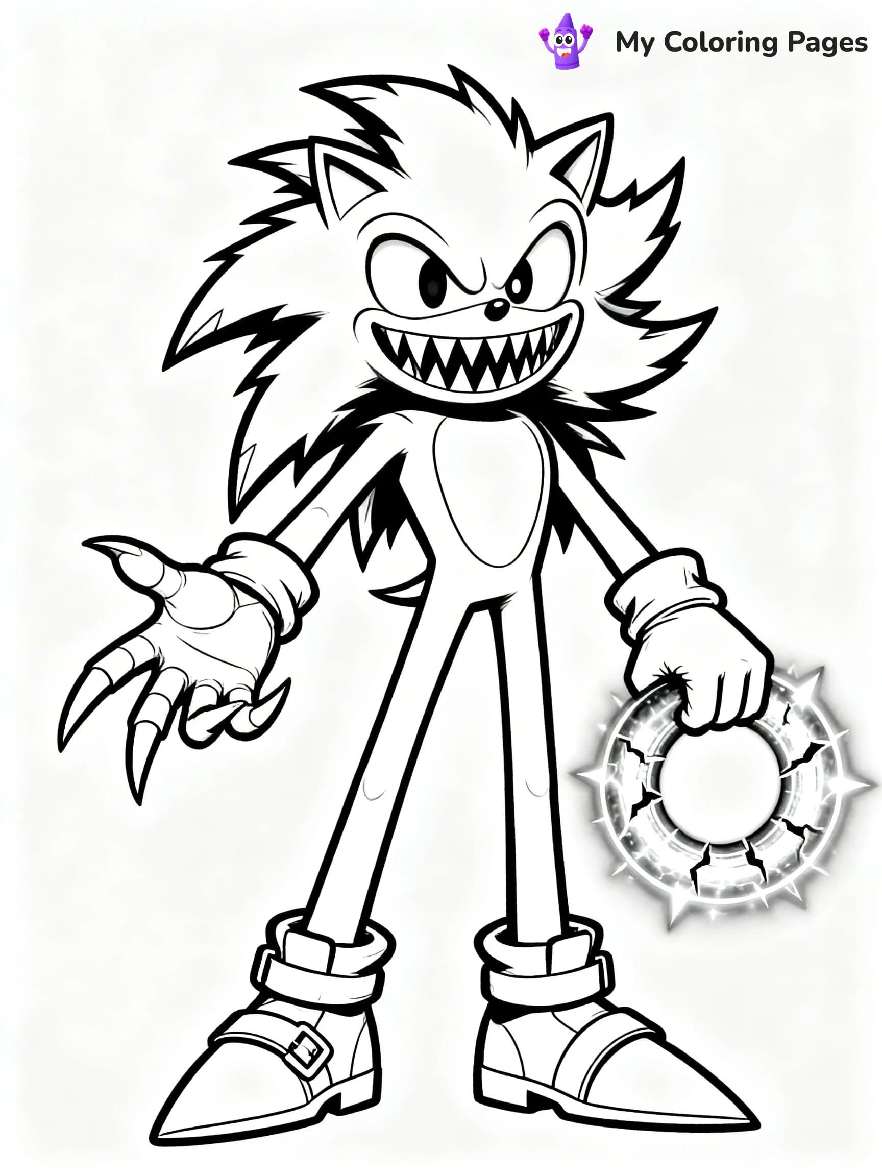 Sonic.Exe Coloring Pages - 23